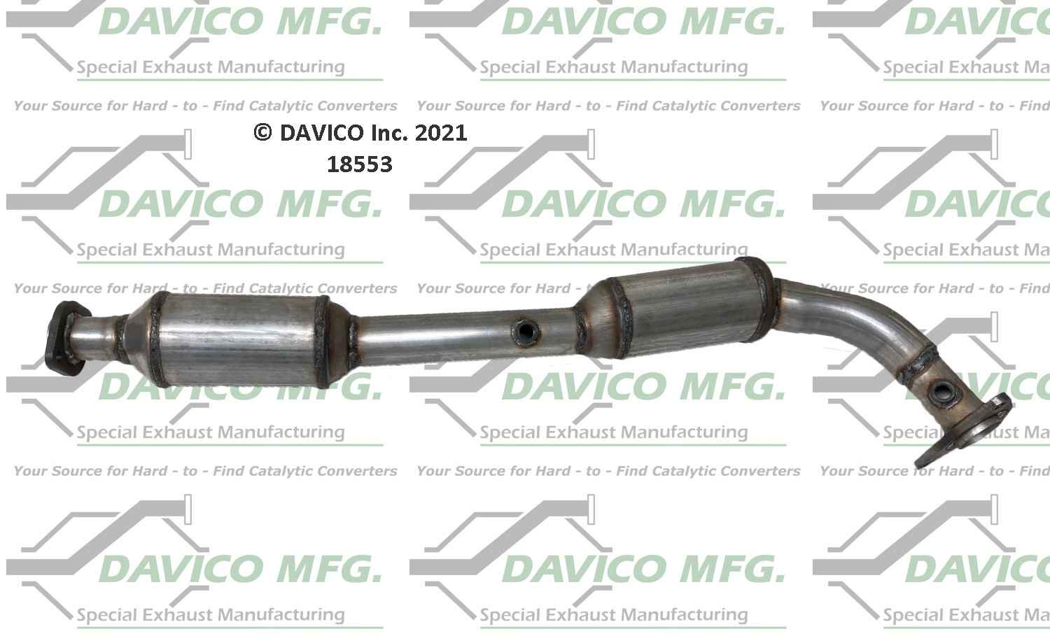 Davico Mfg Exact-Fit Catalytic Converter 18553