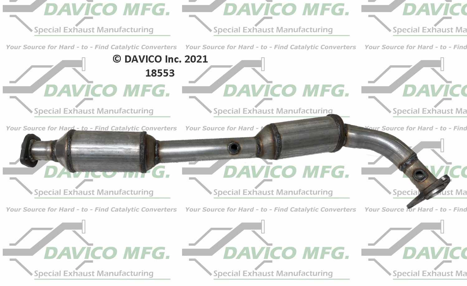 Davico Mfg Exact-Fit Catalytic Converter 18553
