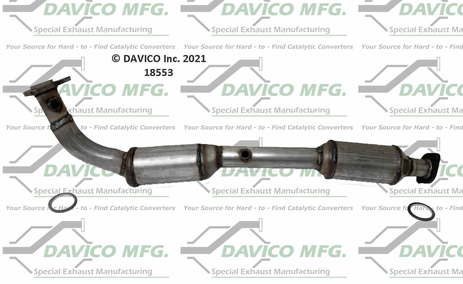 Davico Mfg Exact-Fit Catalytic Converter 18553