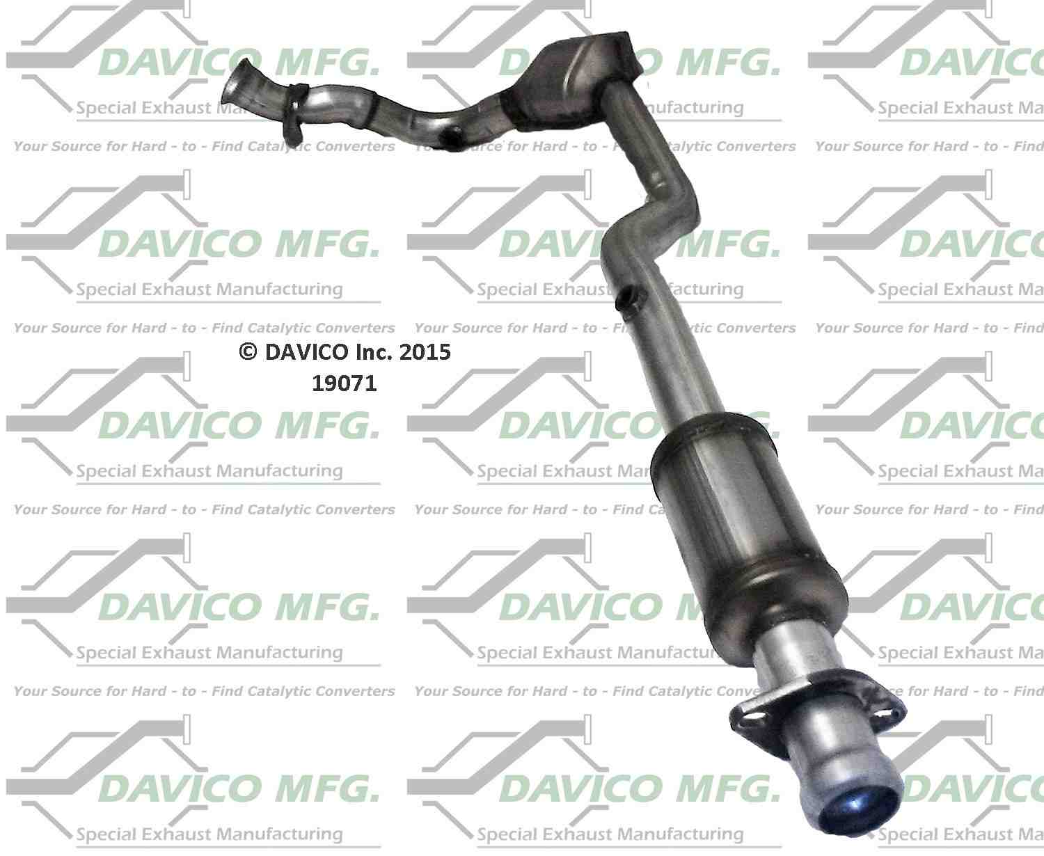Davico Mfg Exact-Fit Catalytic Converter 19071