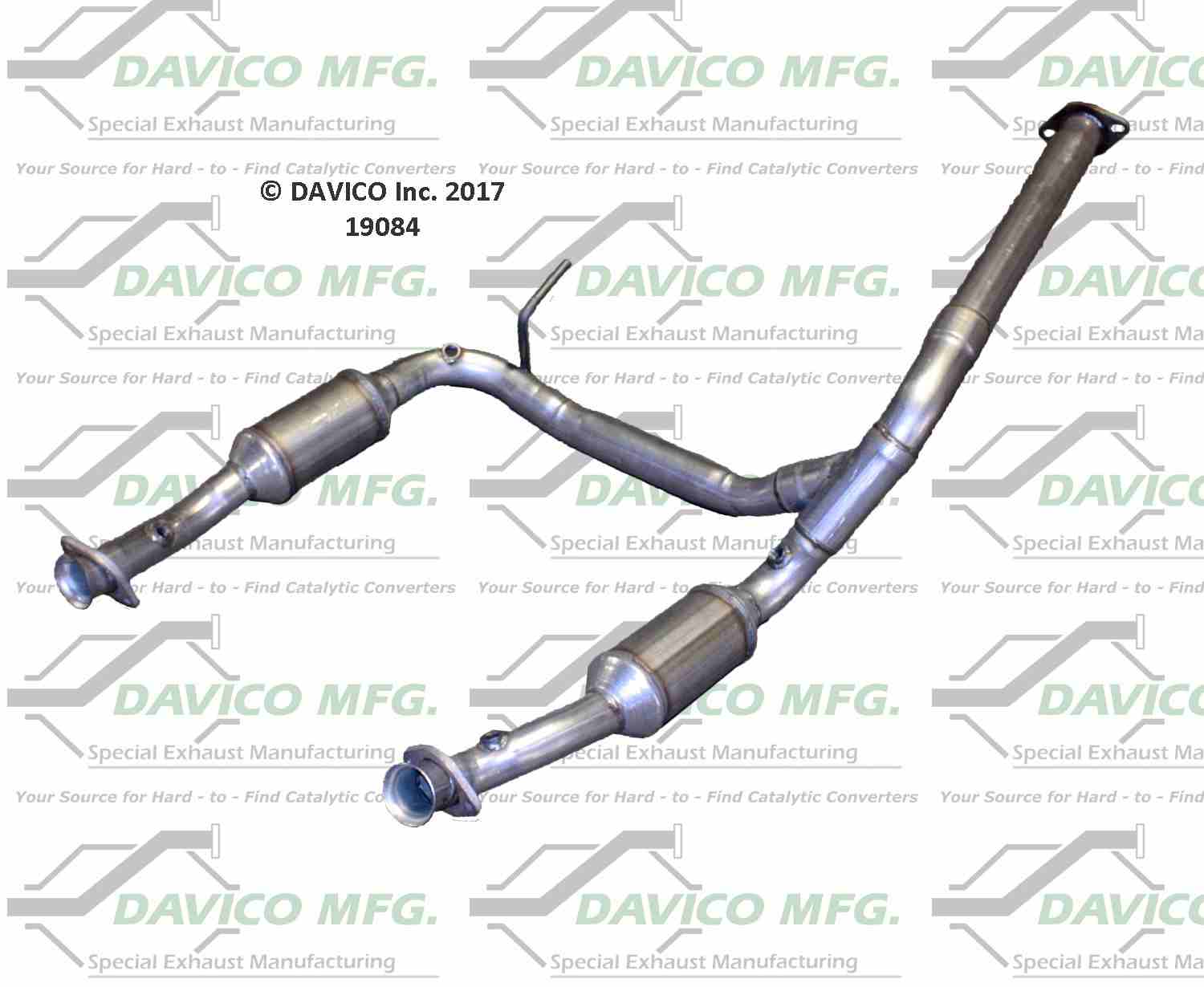 Davico Mfg Exact-Fit Catalytic Converter 19084