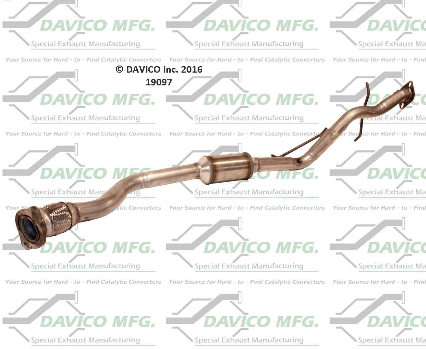 Davico Mfg Exact-Fit Catalytic Converter 19097