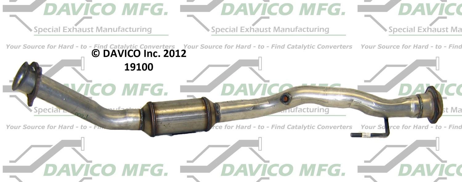 Davico Mfg Exact-Fit Catalytic Converter 19100