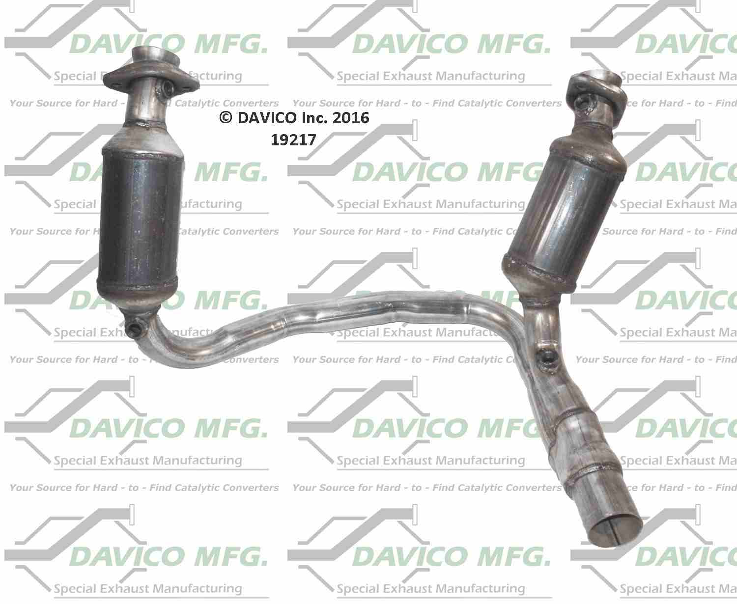 Davico Mfg Exact-Fit Catalytic Converter 19217