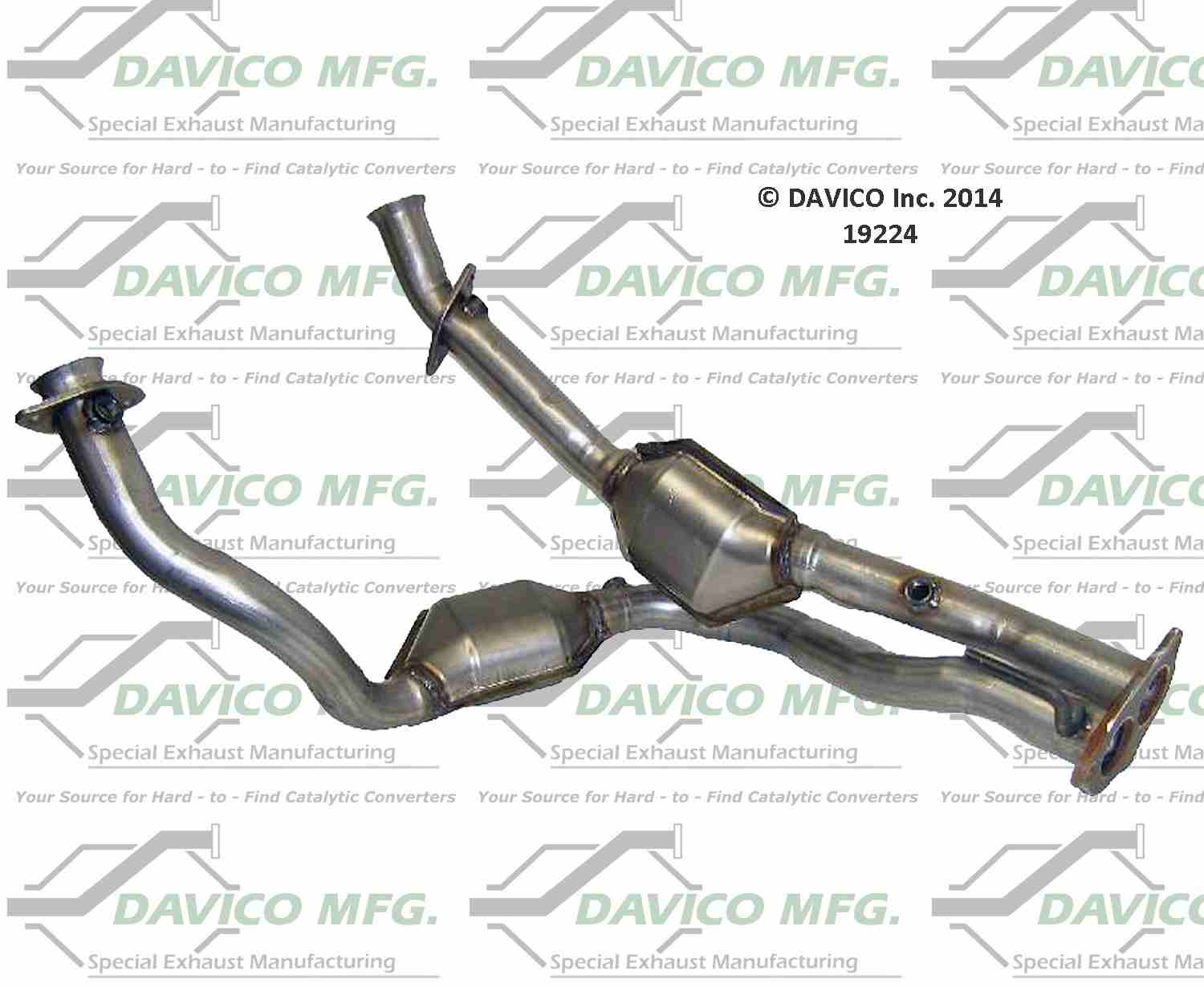 Davico Mfg Exact-Fit Catalytic Converter 19224