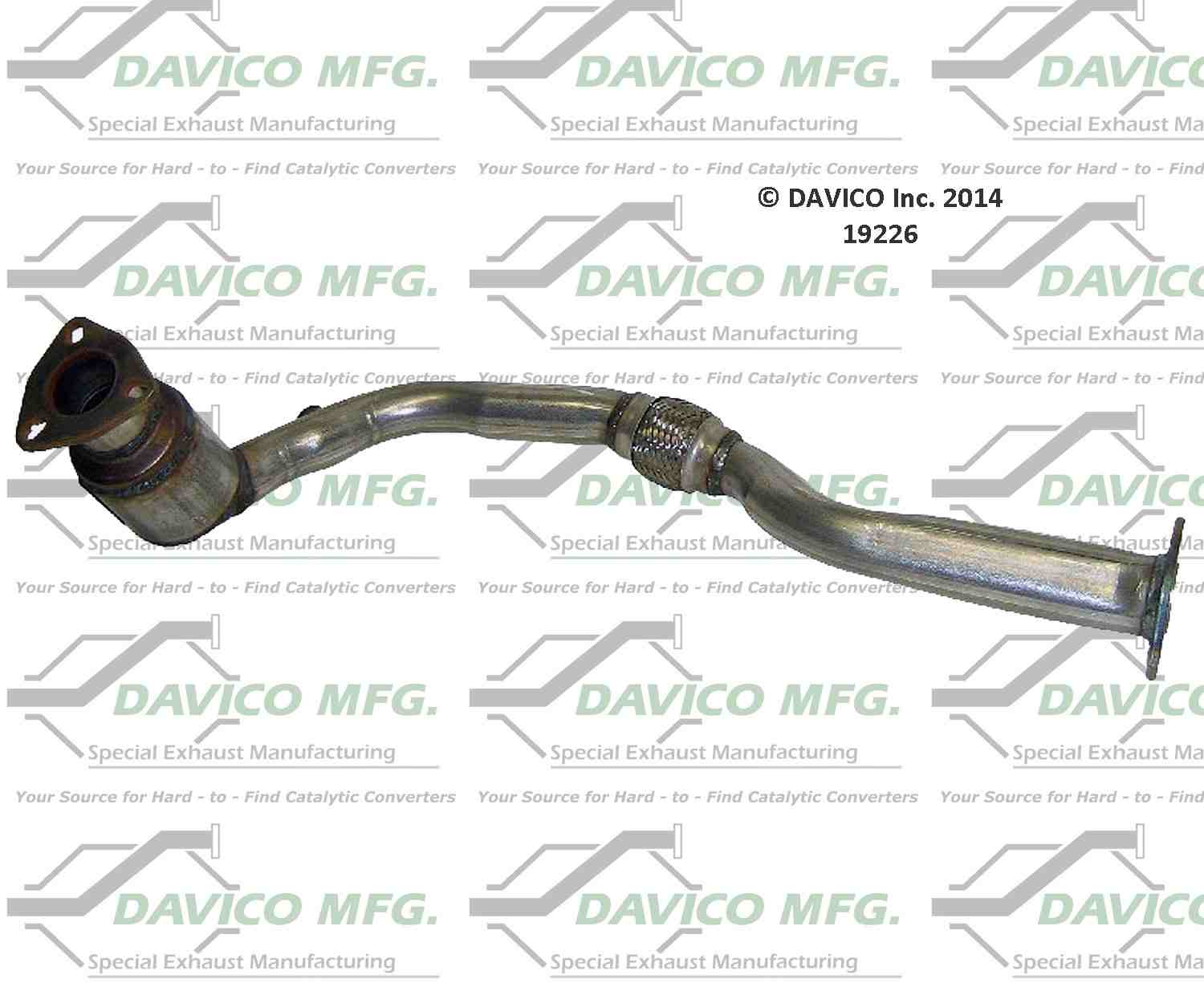 Davico Mfg Exact-Fit Catalytic Converter 19226