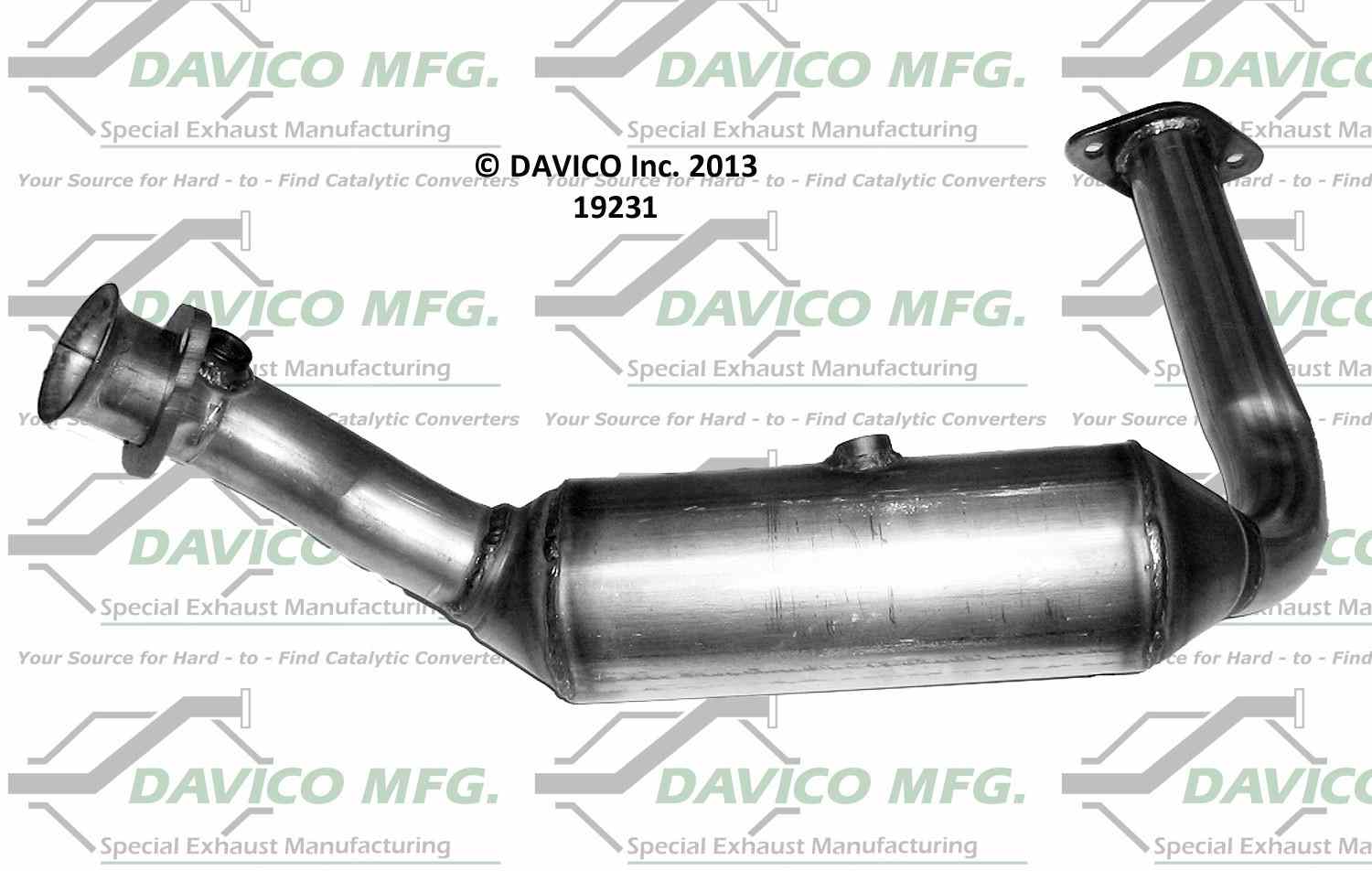 Davico Mfg Exact-Fit Catalytic Converter 19231
