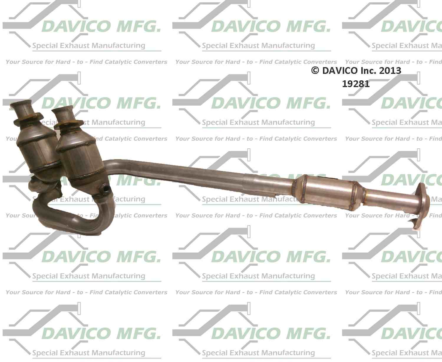 Davico Mfg Exact-Fit Catalytic Converter 19281