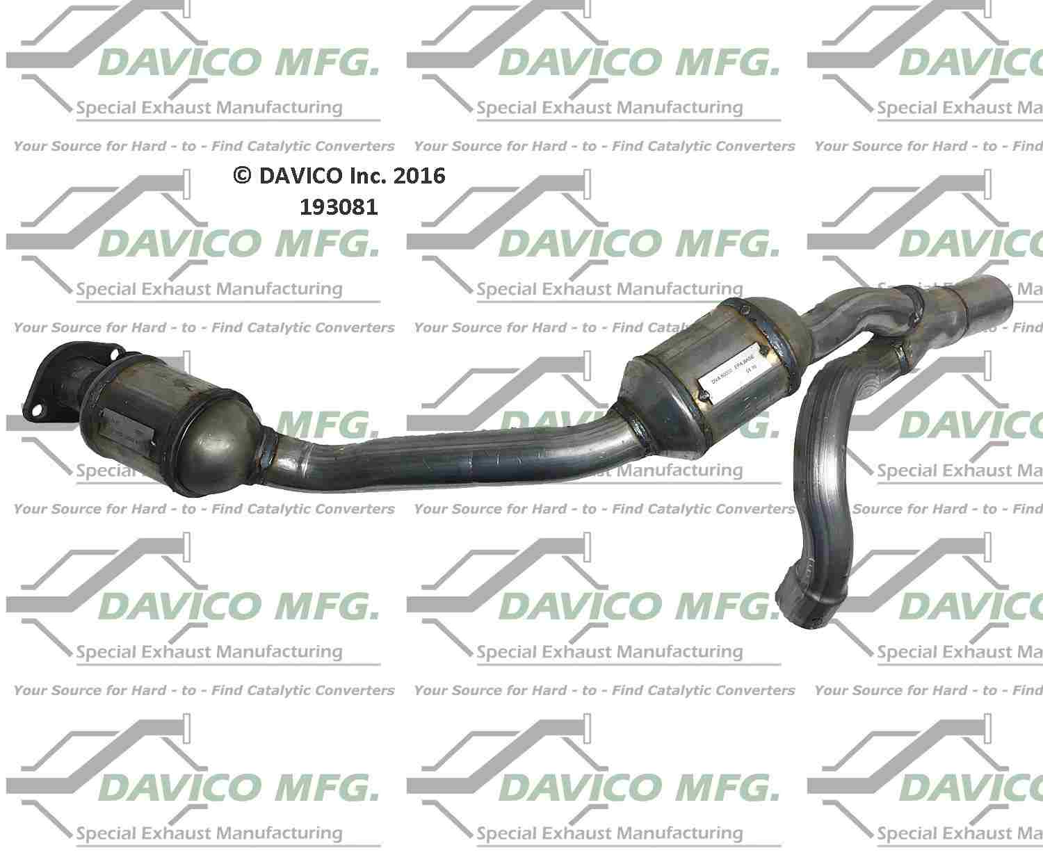 Davico Mfg Exact-Fit Catalytic Converter 193081
