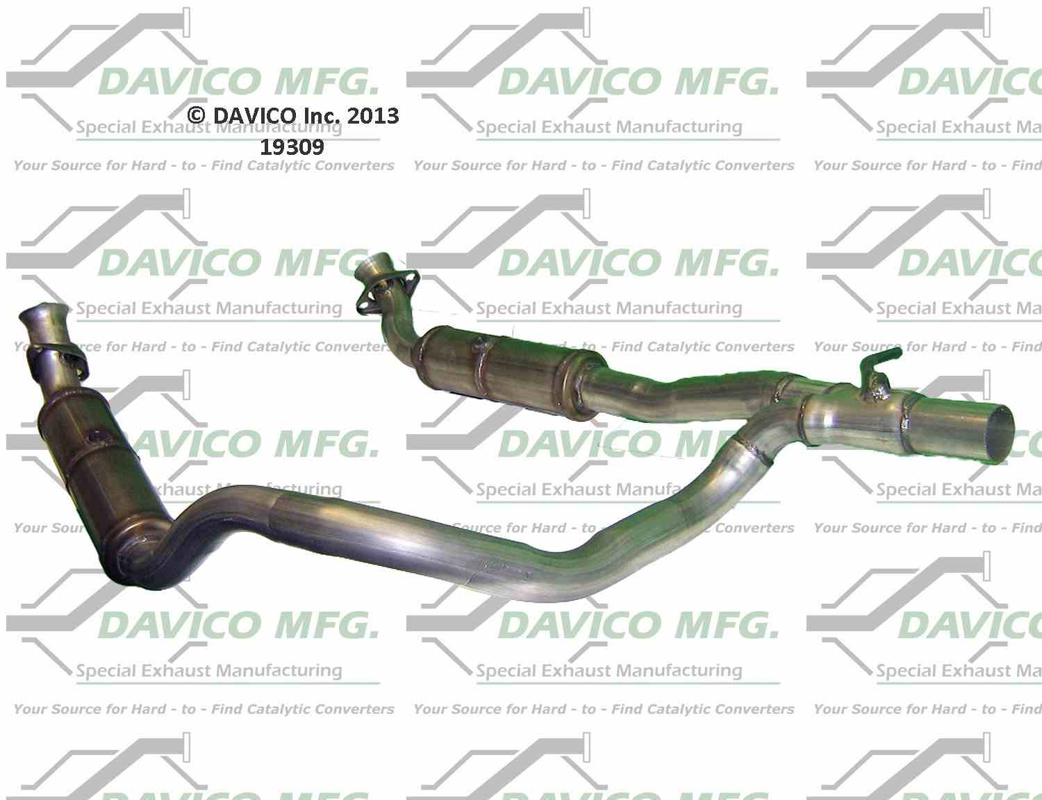 Davico Mfg Exact-Fit Catalytic Converter 19309