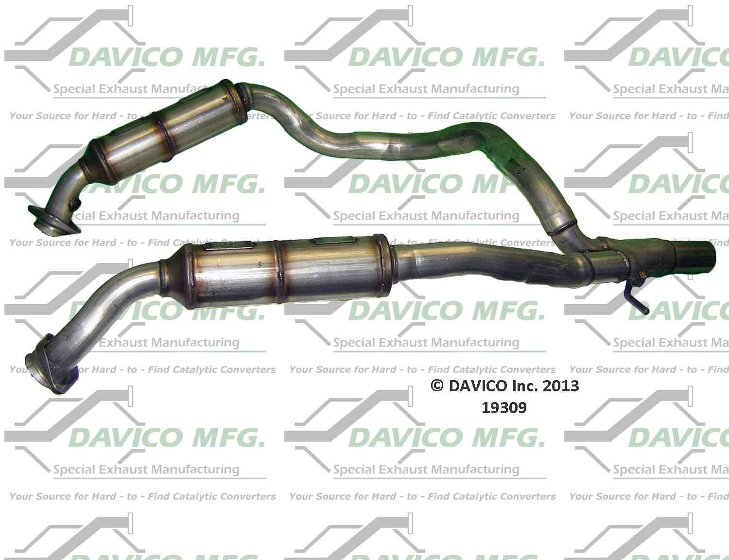 Davico Mfg Exact-Fit Catalytic Converter 19309
