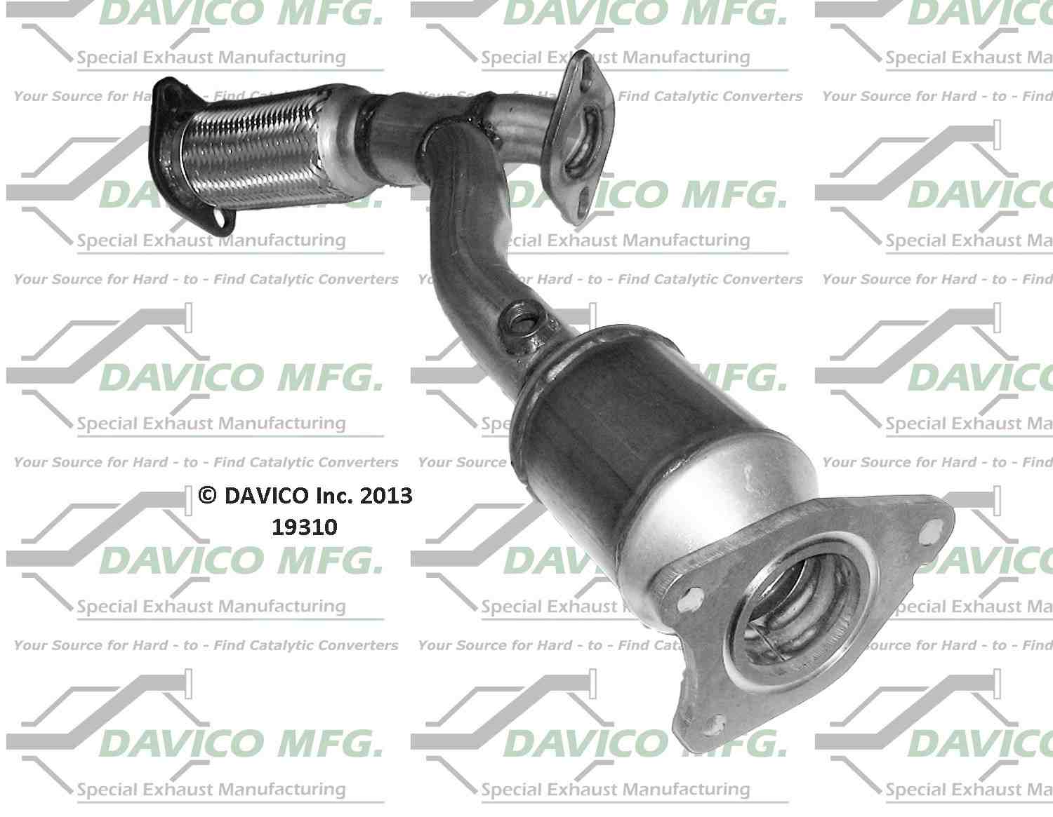 Davico Mfg Exact-Fit Catalytic Converter 19310