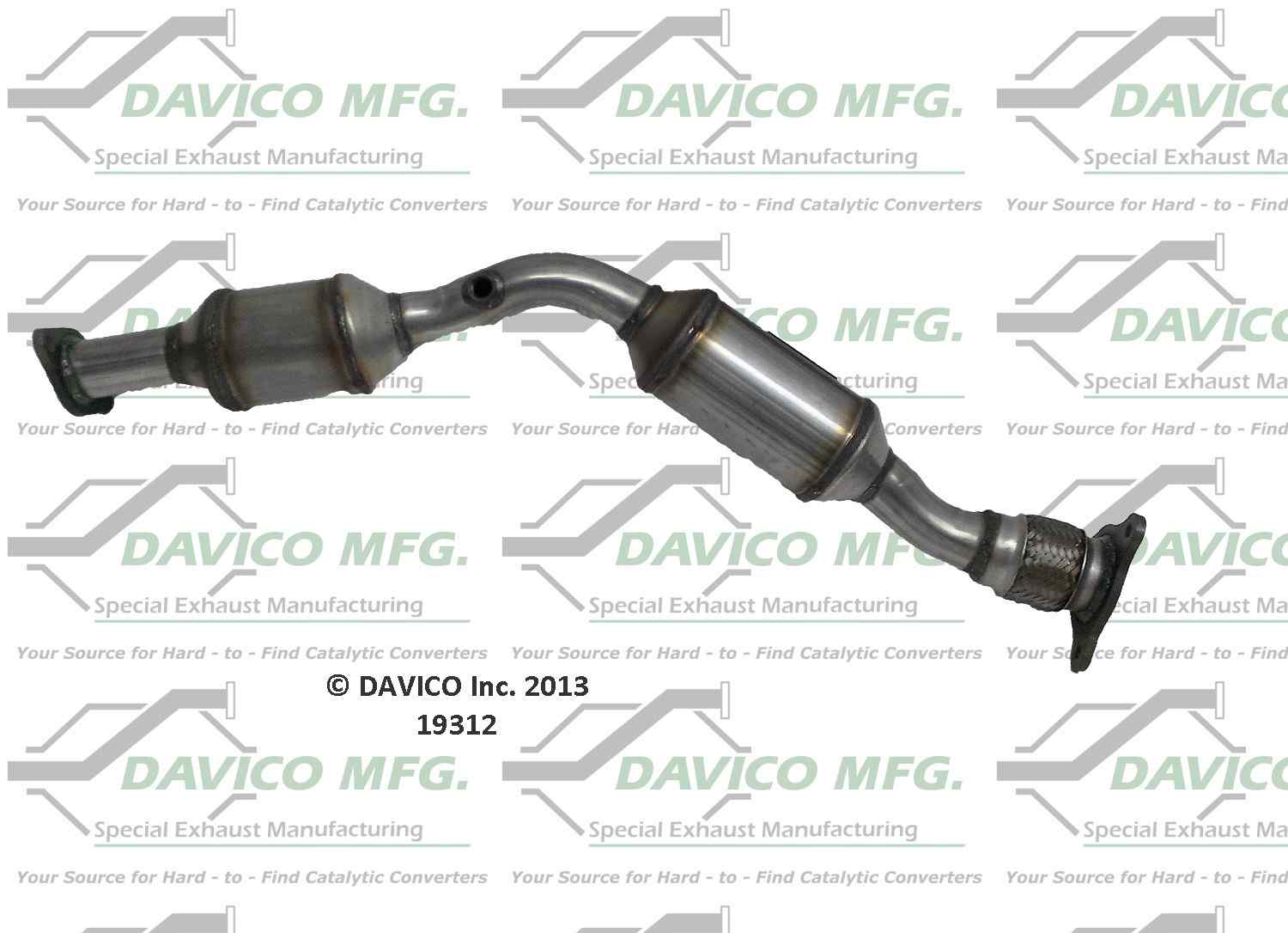 Davico Mfg Exact-Fit Catalytic Converter 19312