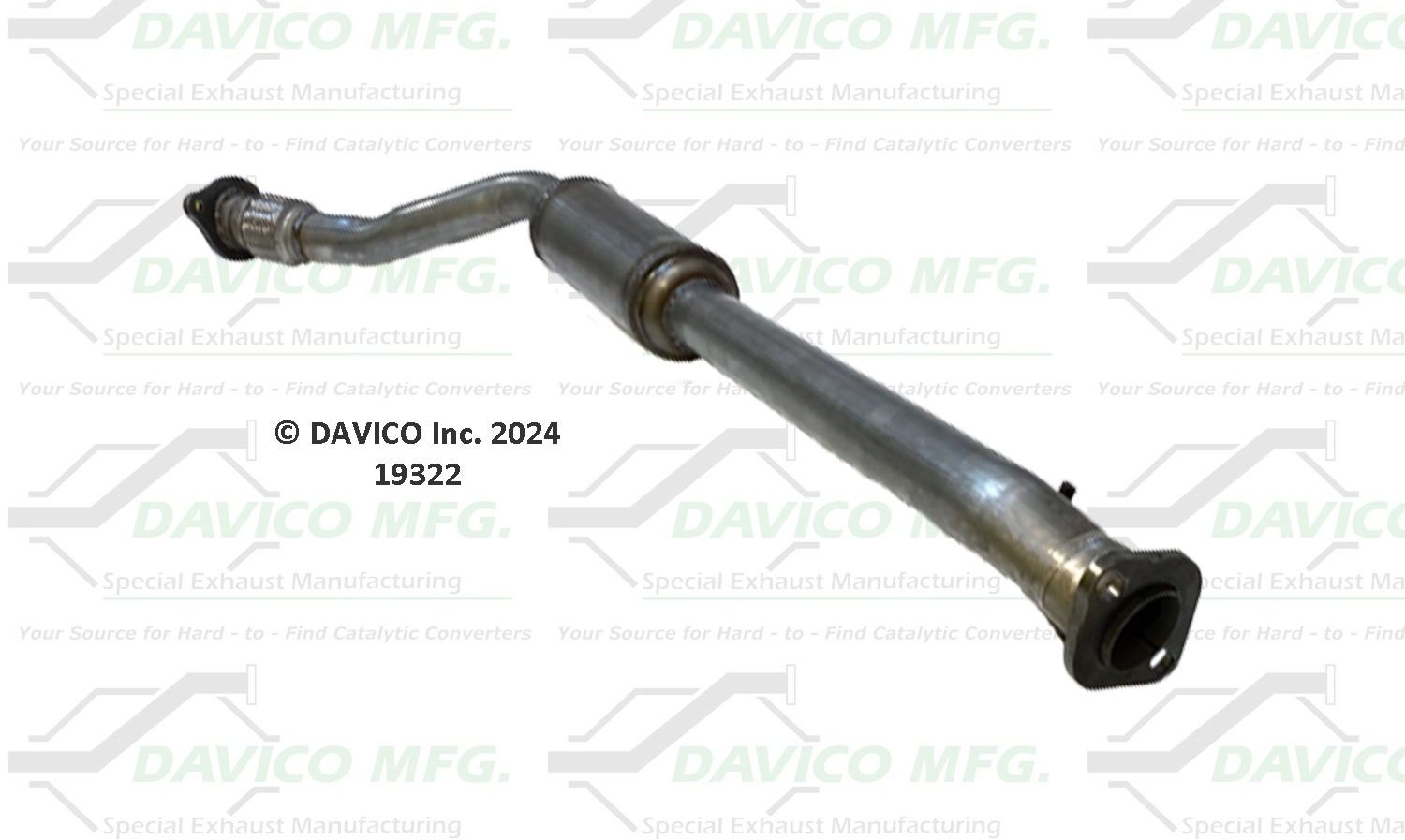 Davico Mfg Exact-Fit Catalytic Converter 19322