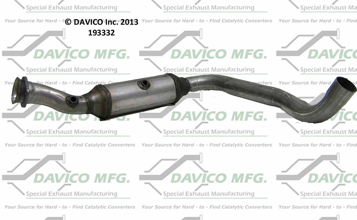Davico Mfg Exact-Fit Catalytic Converter 193332