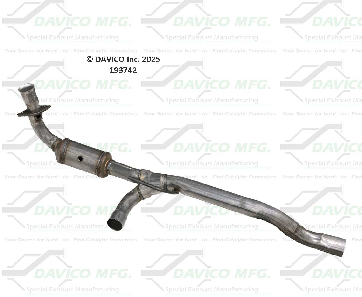 Davico Mfg Exact-Fit Catalytic Converter 193742