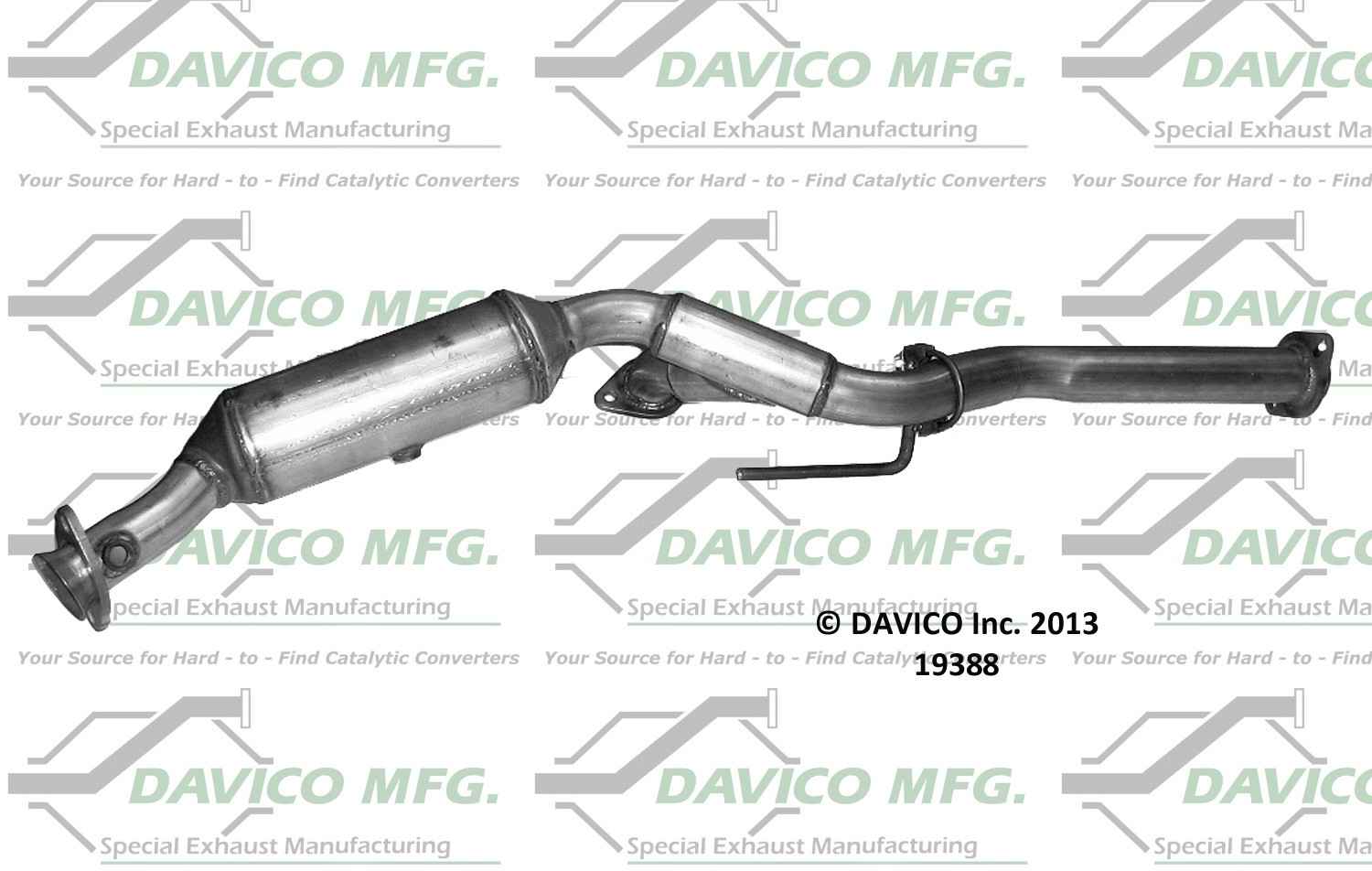 Davico Mfg Exact-Fit Catalytic Converter 19388