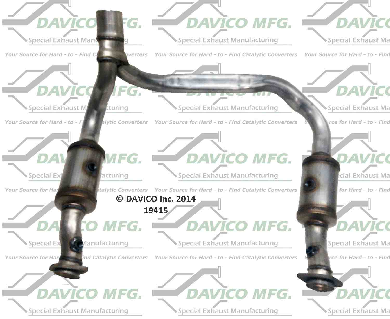 Davico Mfg Exact-Fit Catalytic Converter 19415