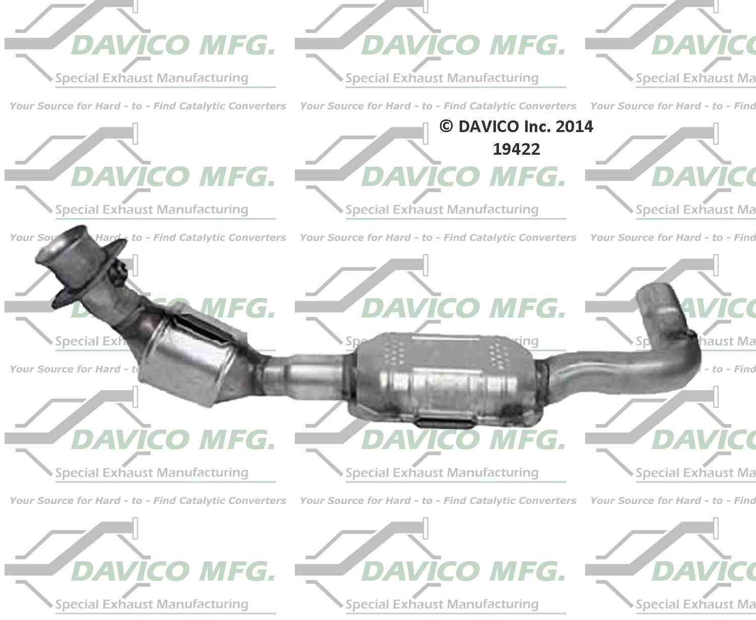 Davico Mfg Exact-Fit Catalytic Converter 19422