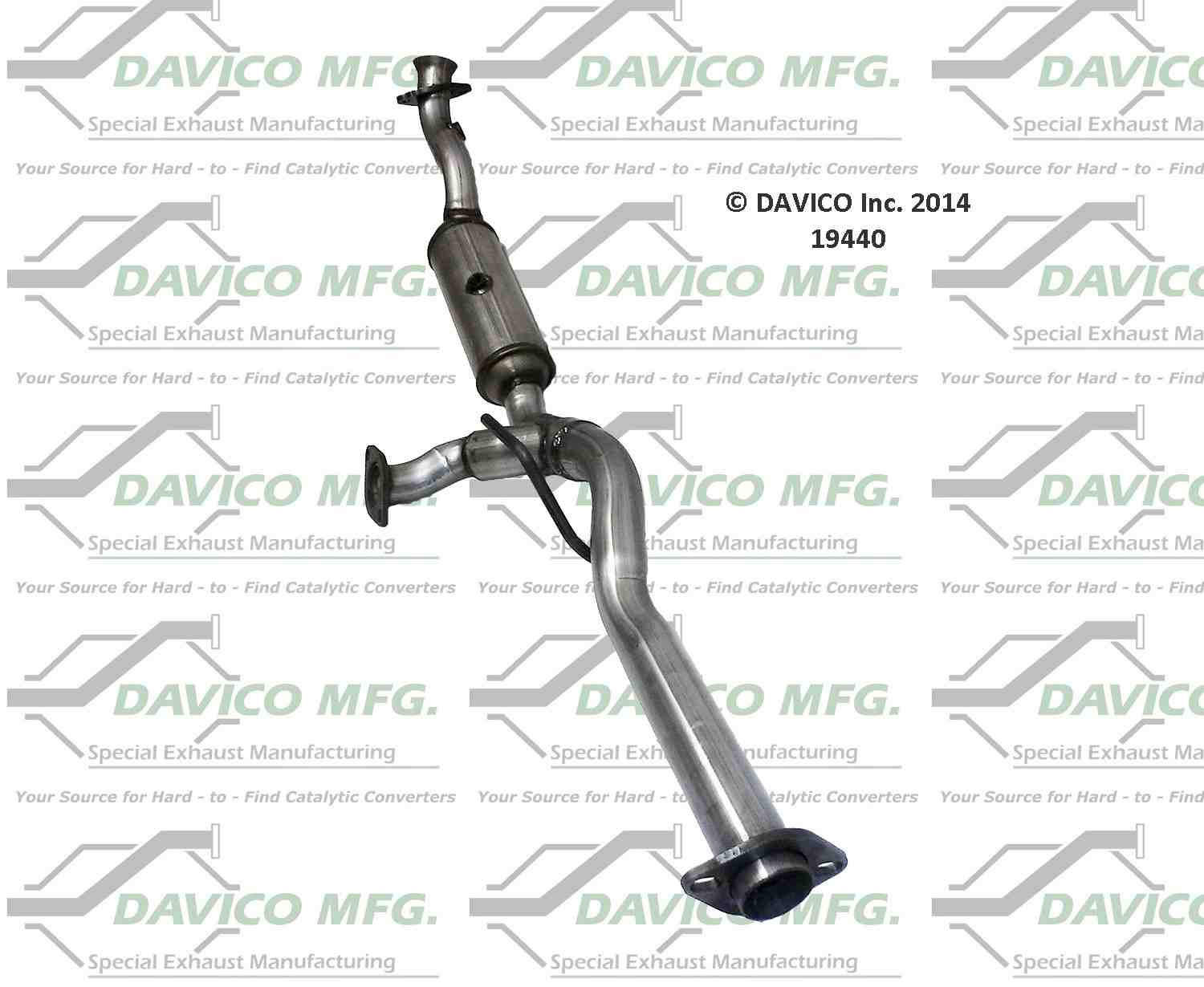 Davico Mfg Exact-Fit Catalytic Converter 19440