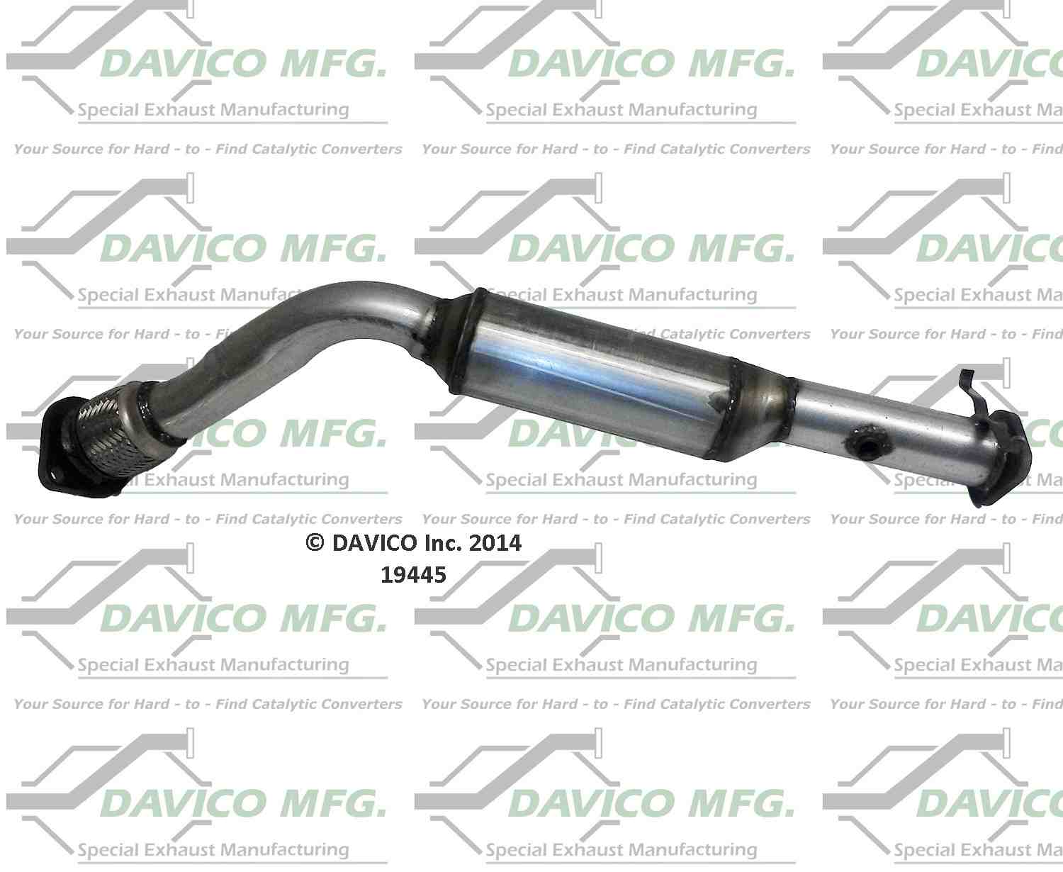 Davico Mfg Exact-Fit Catalytic Converter 19445