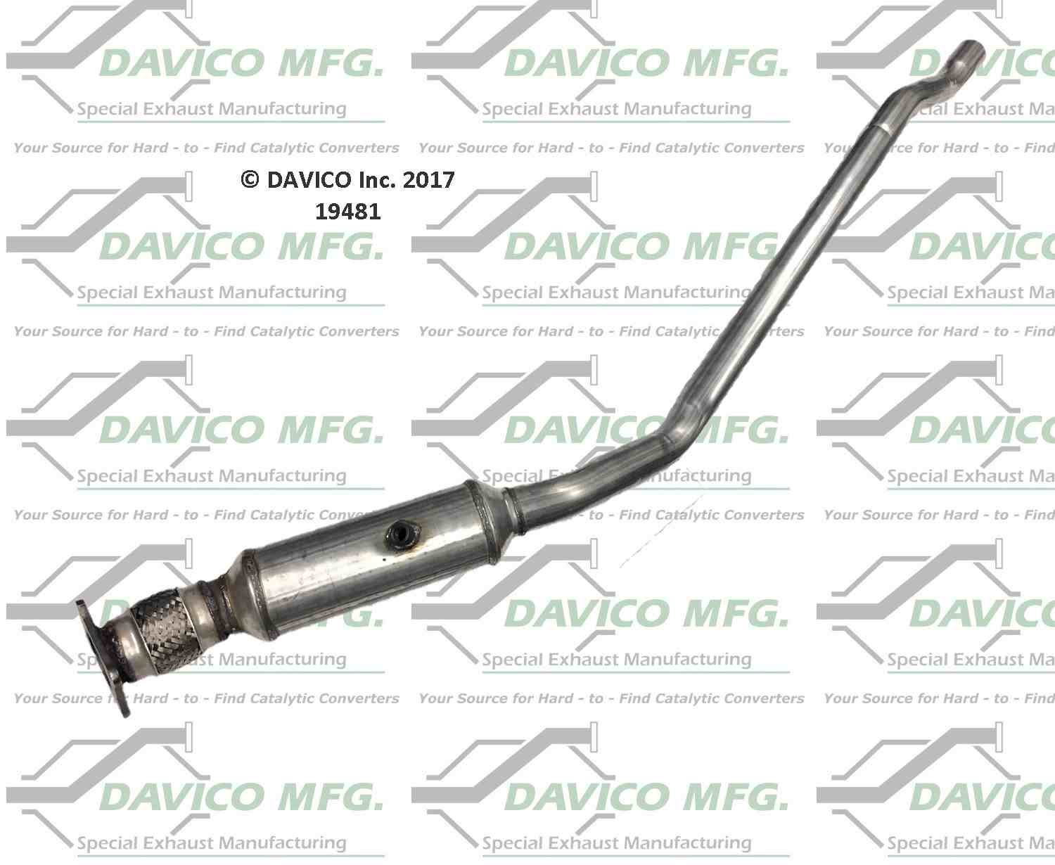 Davico Mfg Exact-Fit Catalytic Converter 19481