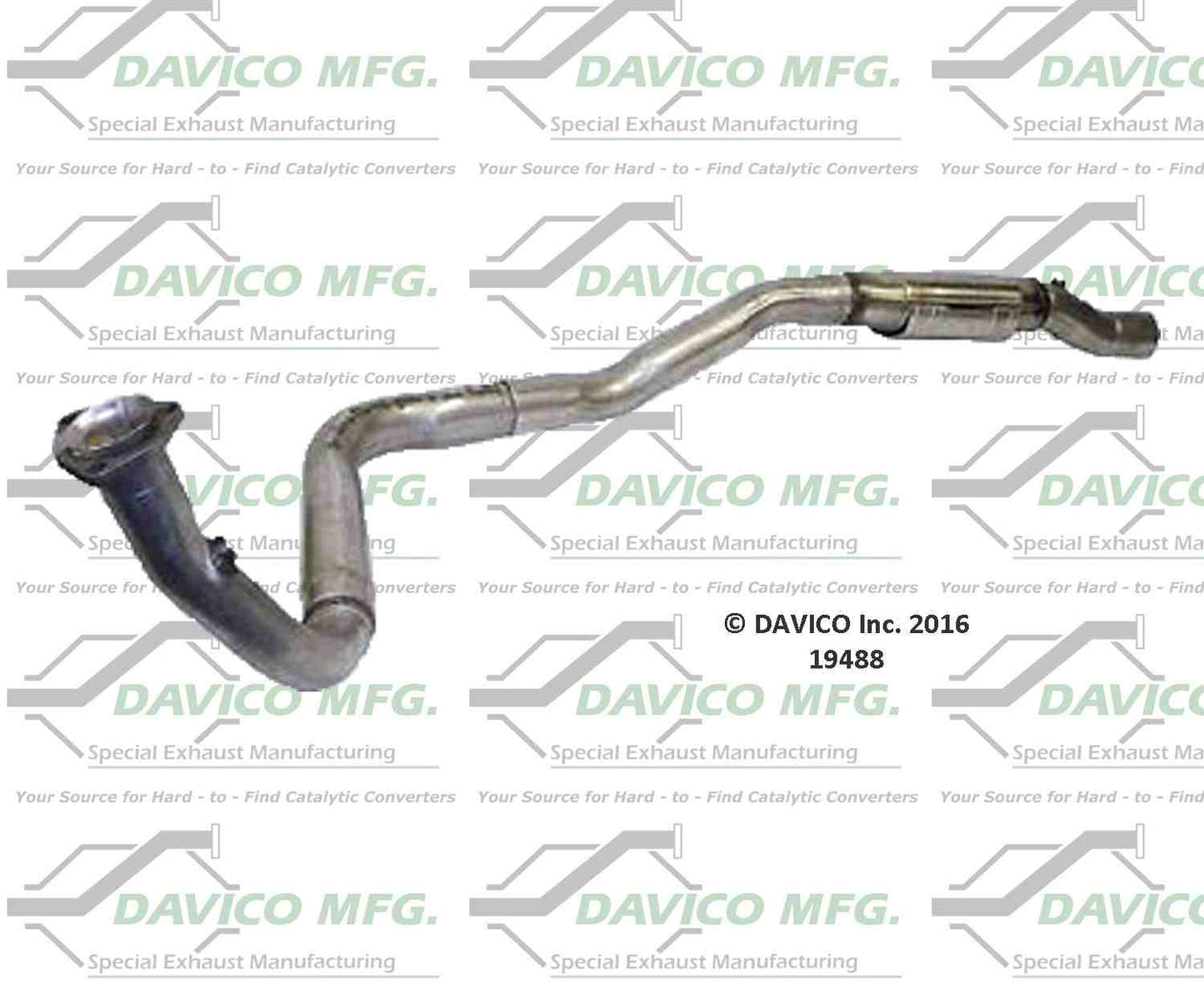 Davico Mfg Exact-Fit Catalytic Converter 19488