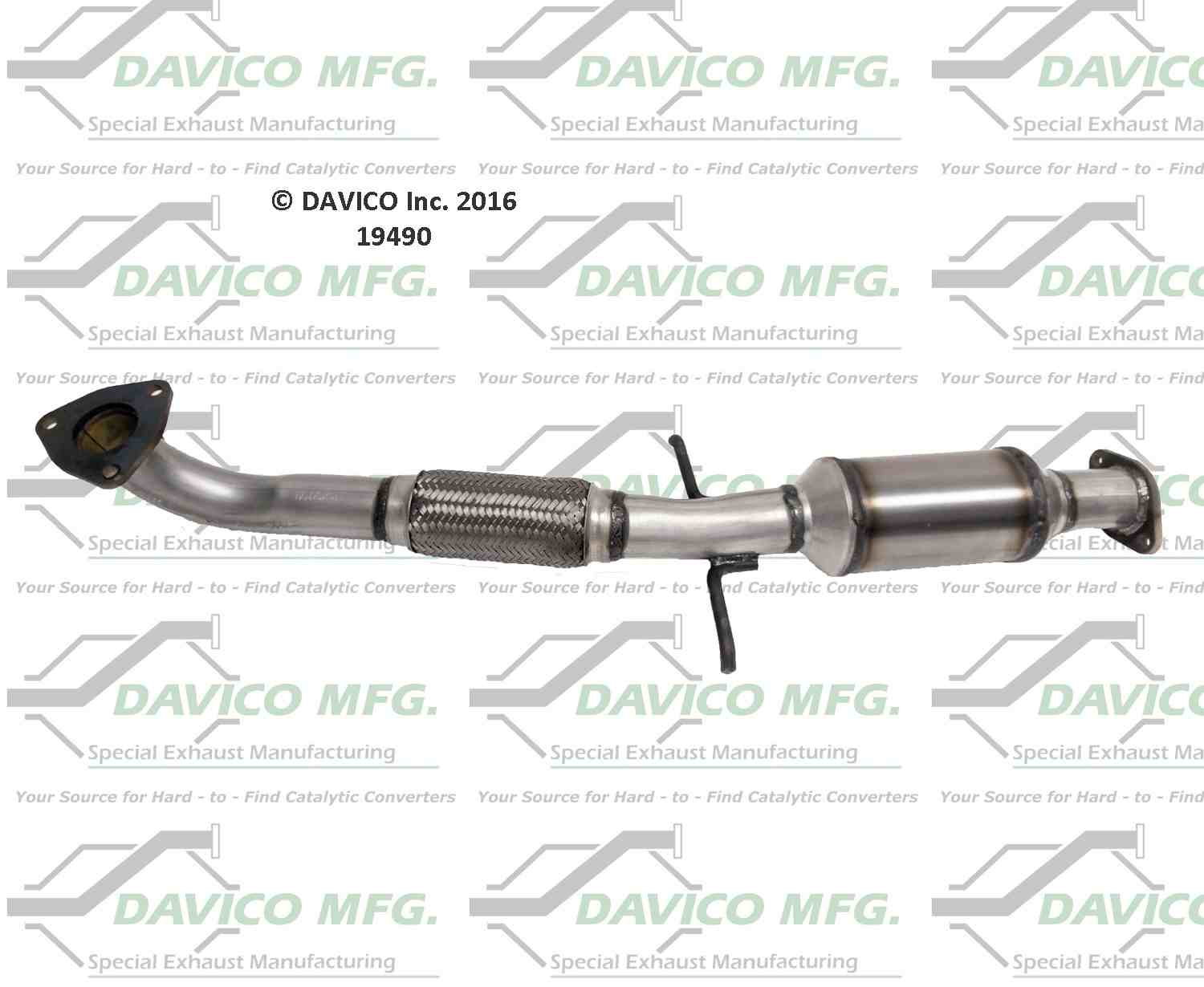 Davico Mfg Exact-Fit Catalytic Converter 19490