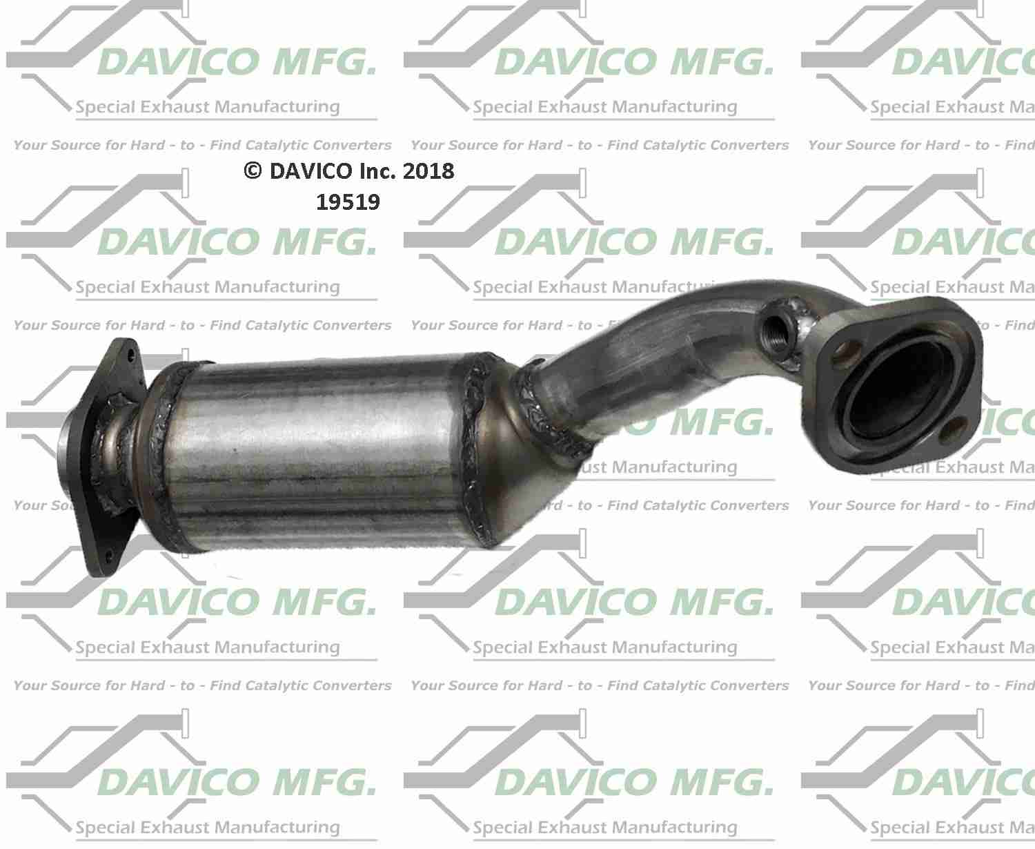 Davico Mfg Exact-Fit Catalytic Converter 19519