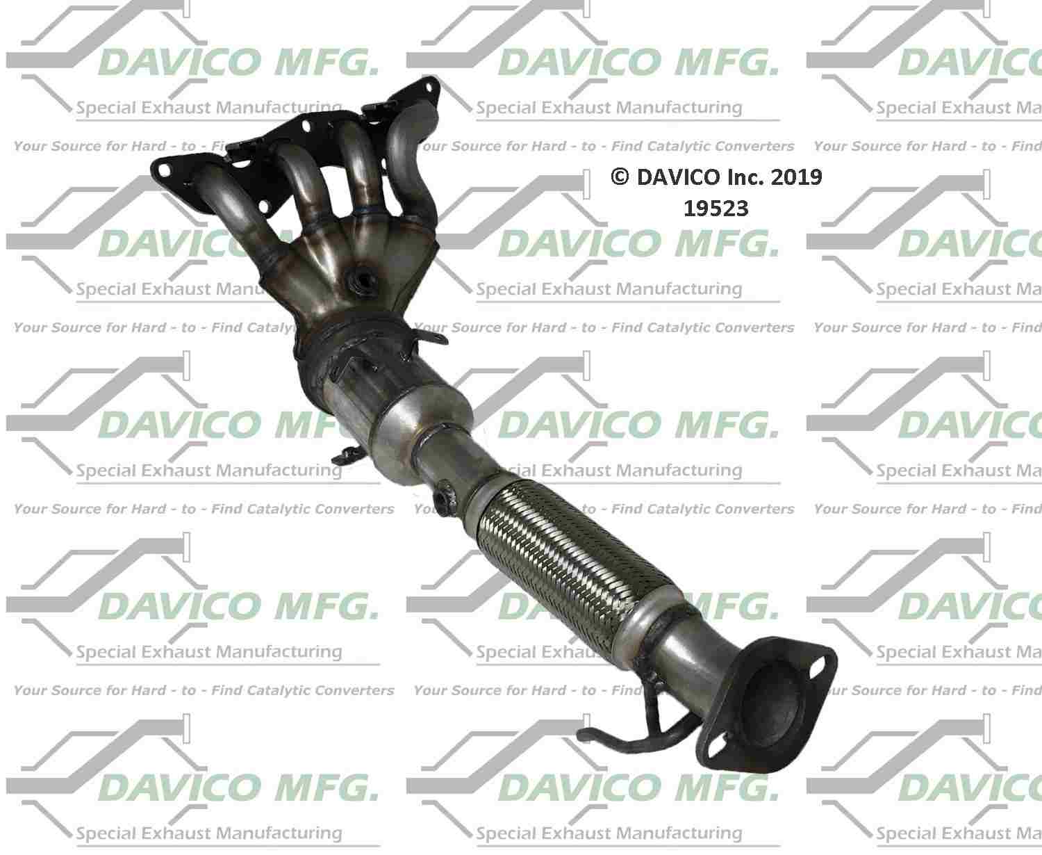 Davico Mfg Exact-Fit Catalytic Converter 19523