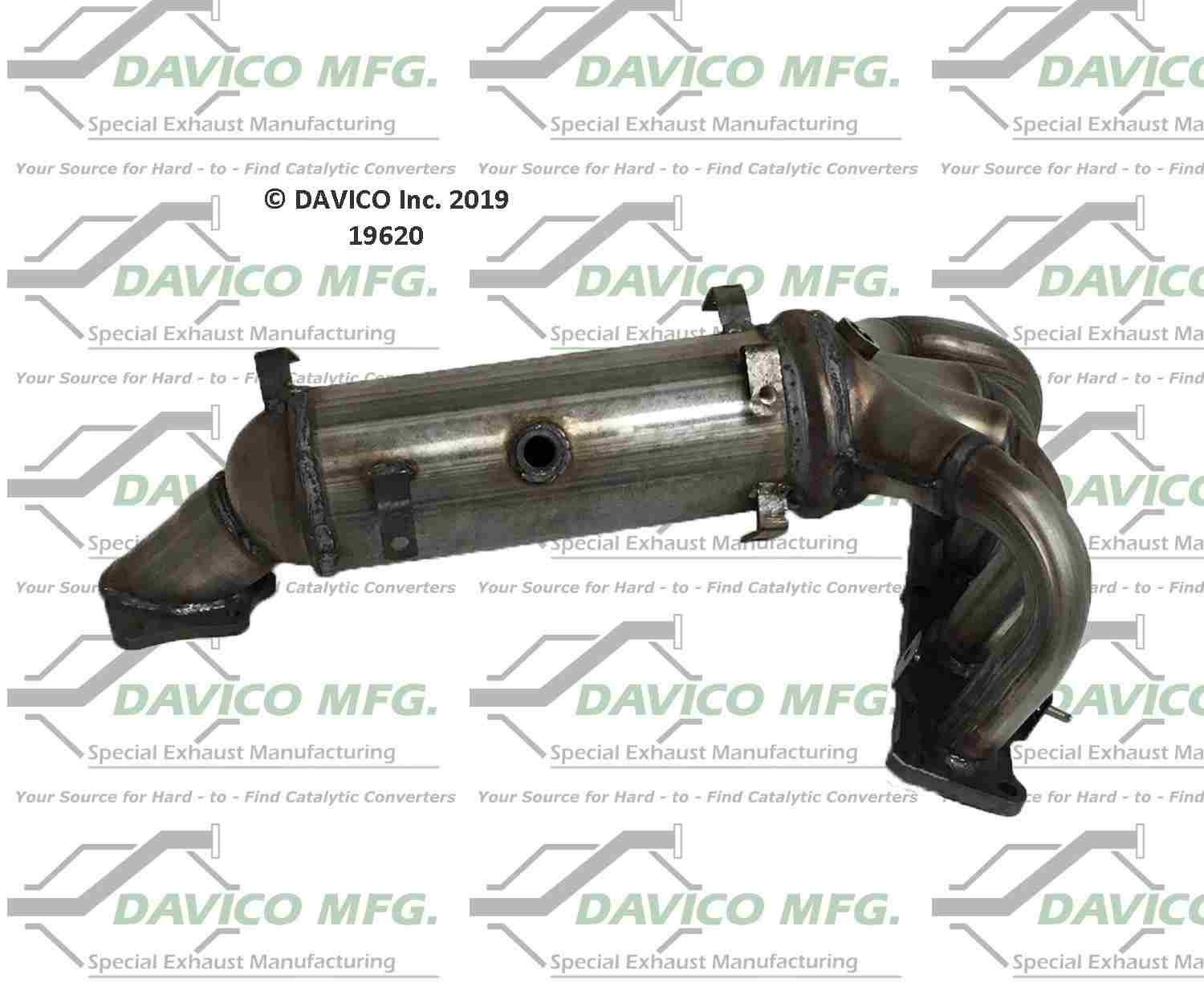 Davico Mfg Exact-Fit Catalytic Converter 19620