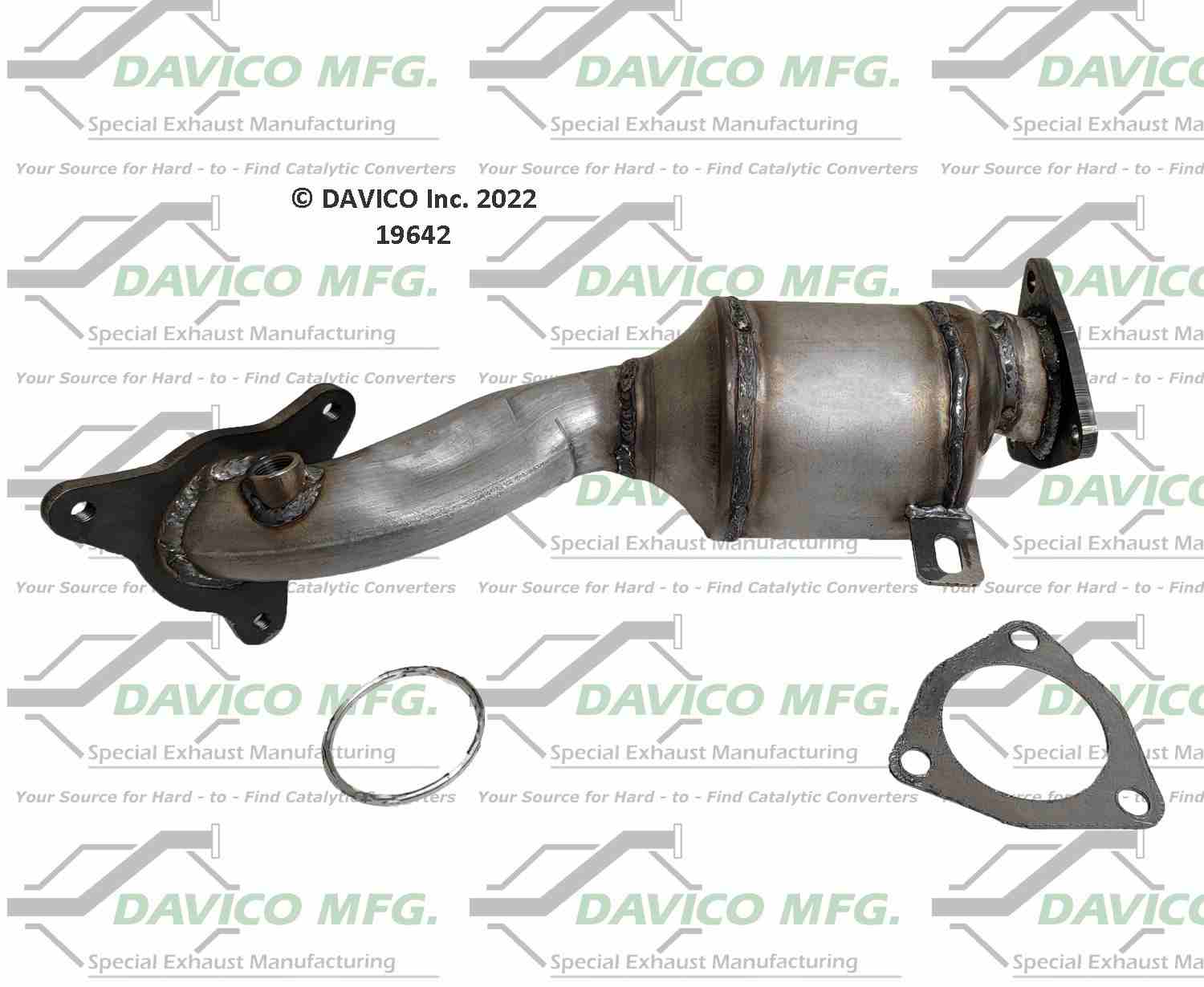 Davico Mfg Exact-Fit Catalytic Converter 19642