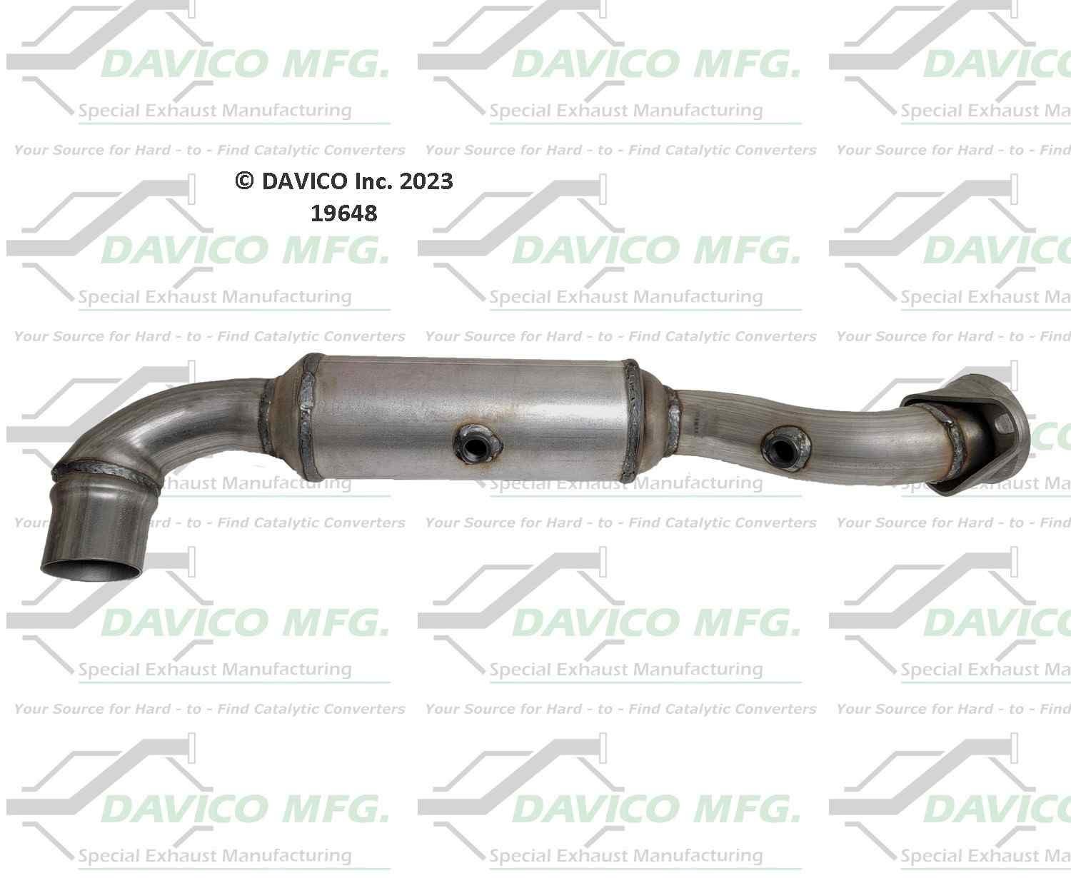 Davico Mfg Exact-Fit Catalytic Converter 19648