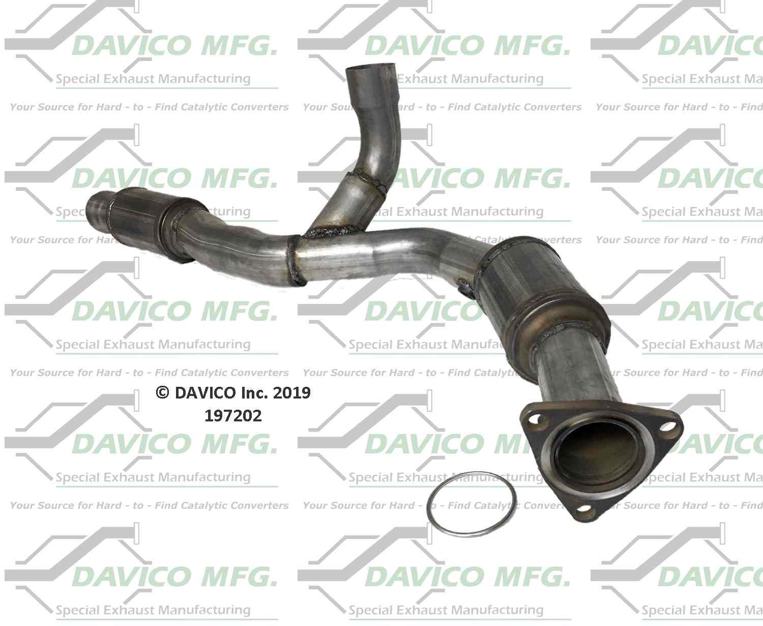 Davico Mfg Exact-Fit Catalytic Converter 197202