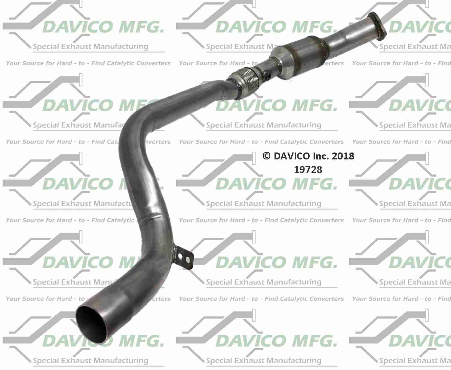 Davico Mfg Catalytic Converter 19728