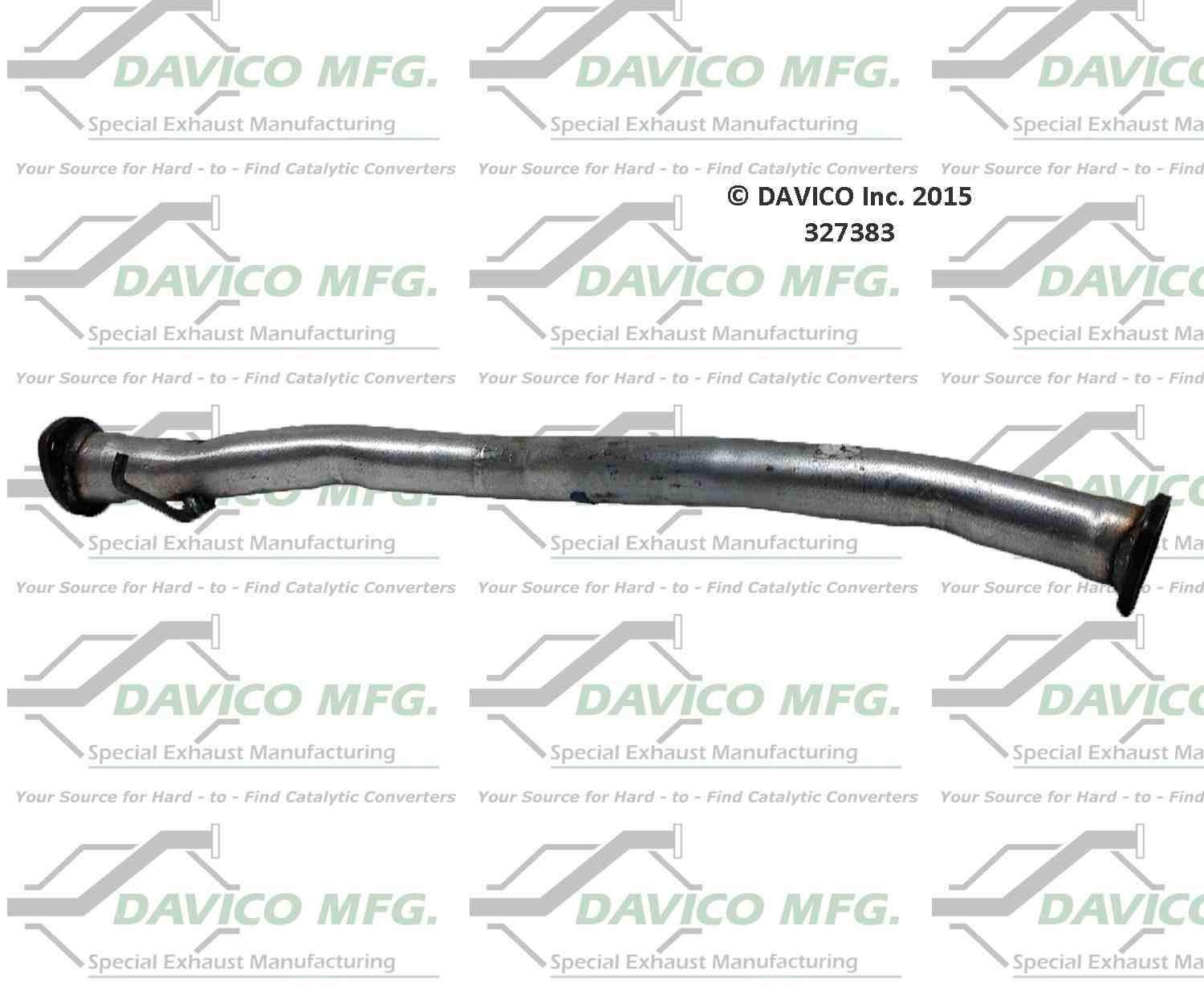 Davico Mfg Exact-Fit Exhaust Pipe 327383