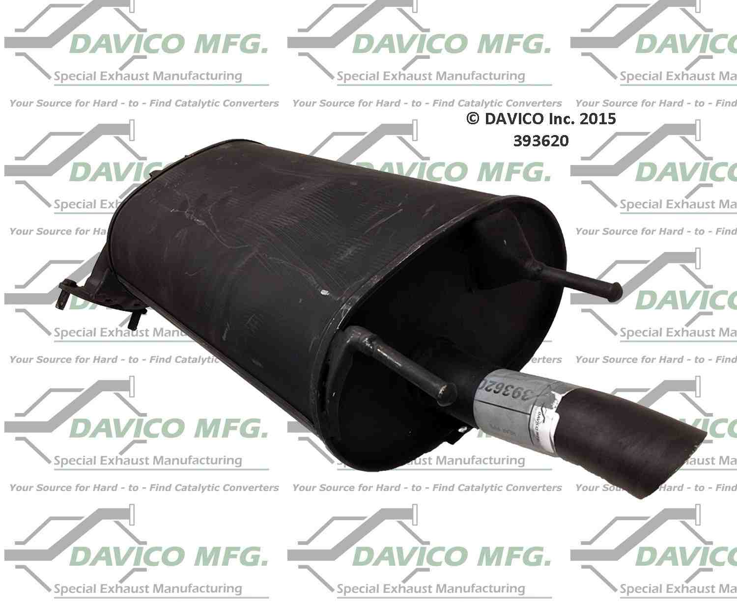 Davico Mfg Direct fit Muffler 393620