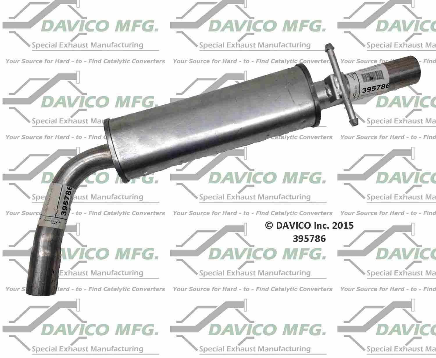 Davico Mfg Direct fit Muffler 395786