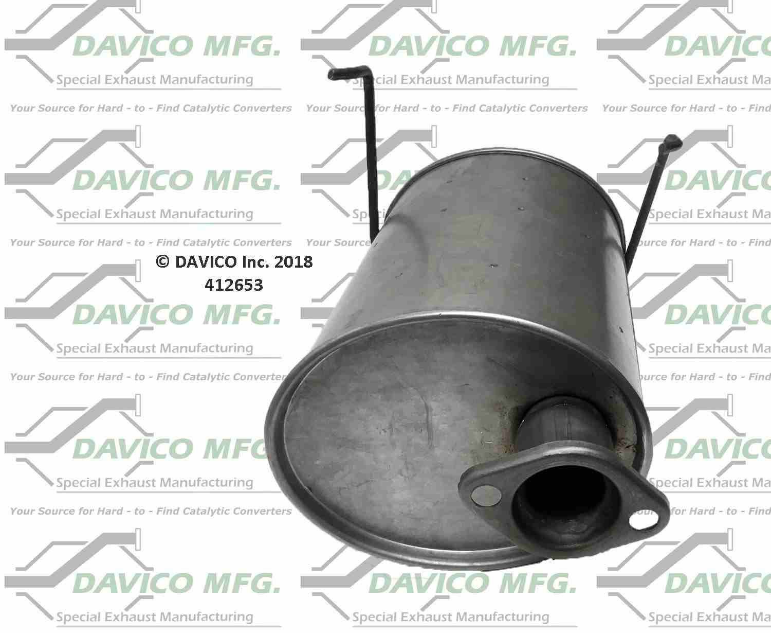 Davico Mfg Direct fit Muffler 412653