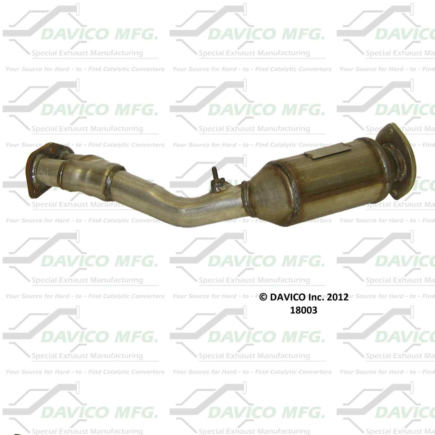 Davico Mfg Dealer Alternaive Exact-Fit Catalytic Converter 48003