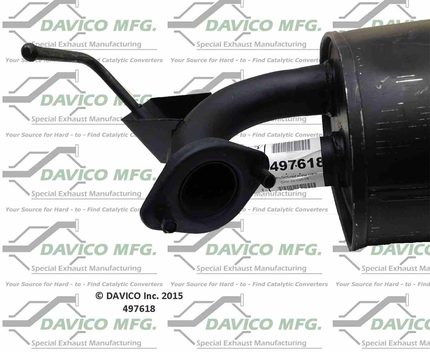 Davico Mfg Exhaust Muffler 497618