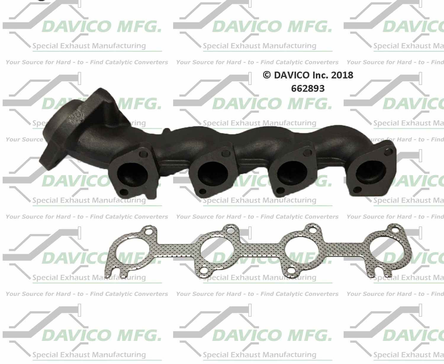 Davico Mfg Davico exhaust manifold 662893
