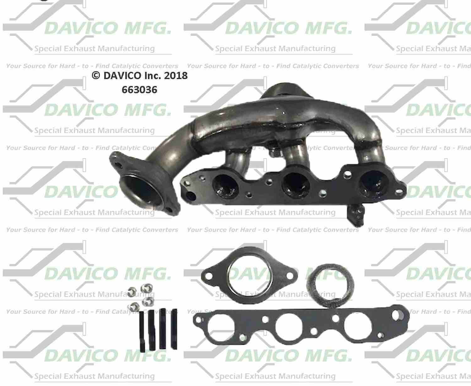 Davico Mfg Davico exhaust manifold 663036