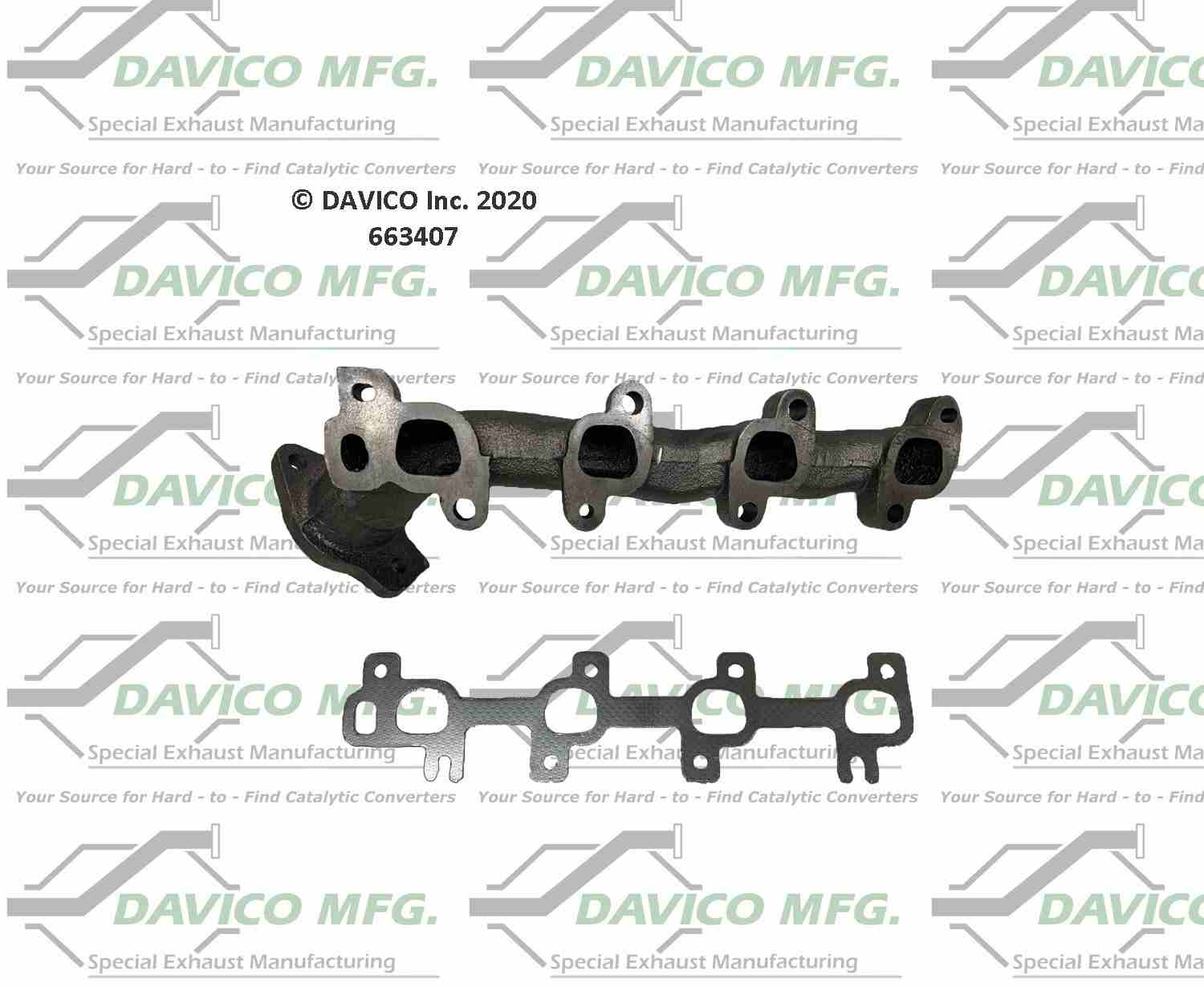 Davico Mfg Davico exhaust manifold 663407