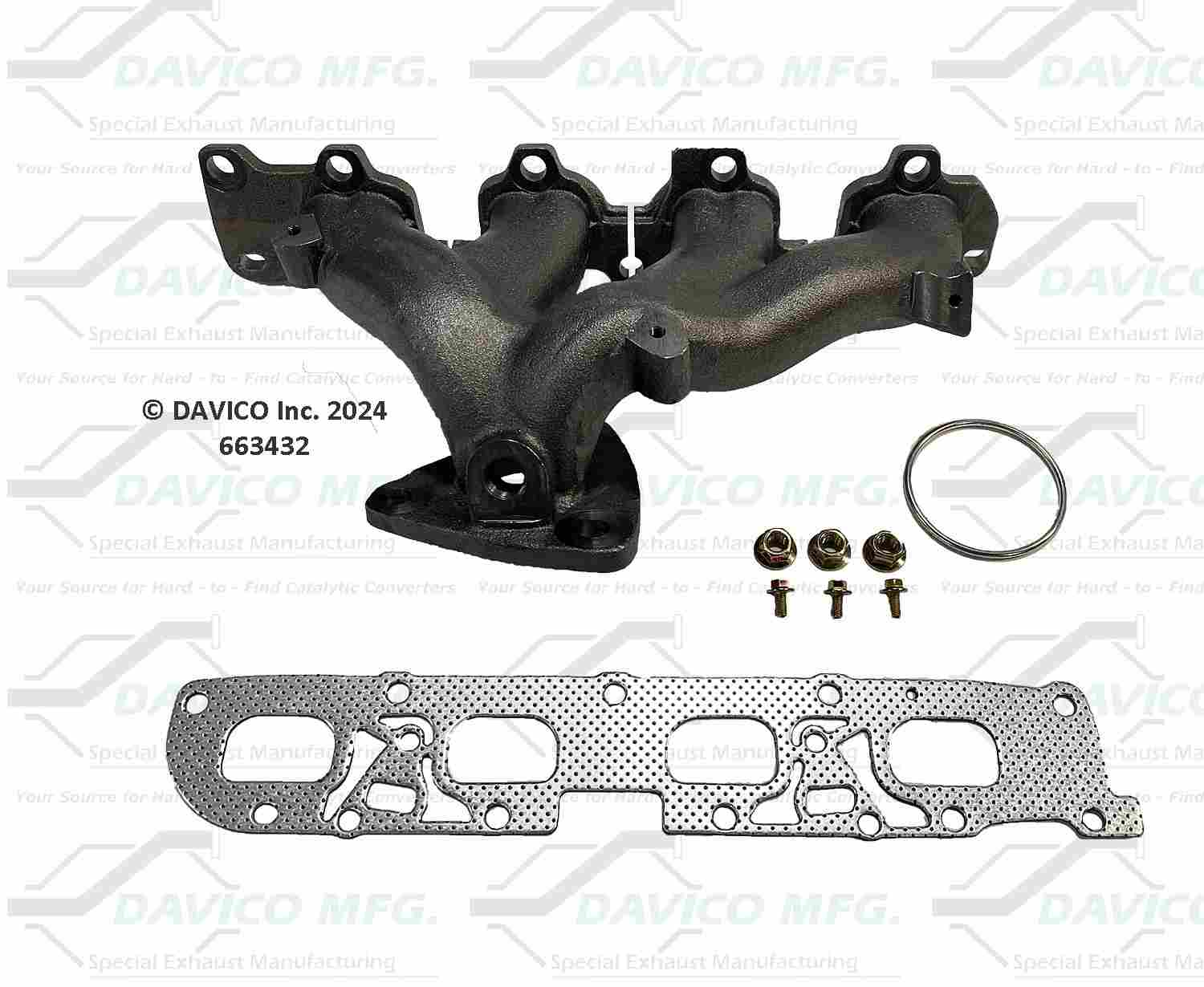 Davico Mfg Davico exhaust manifold 663432