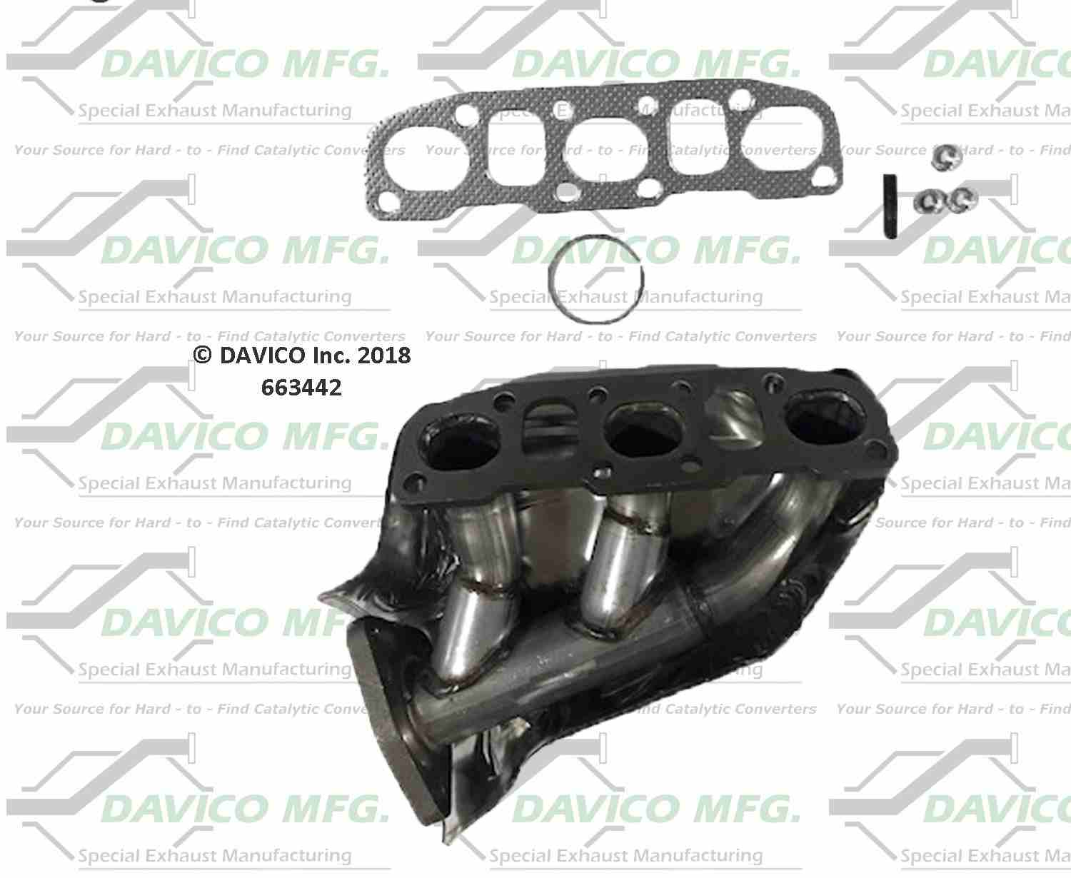 Davico Mfg Davico exhaust manifold 663442