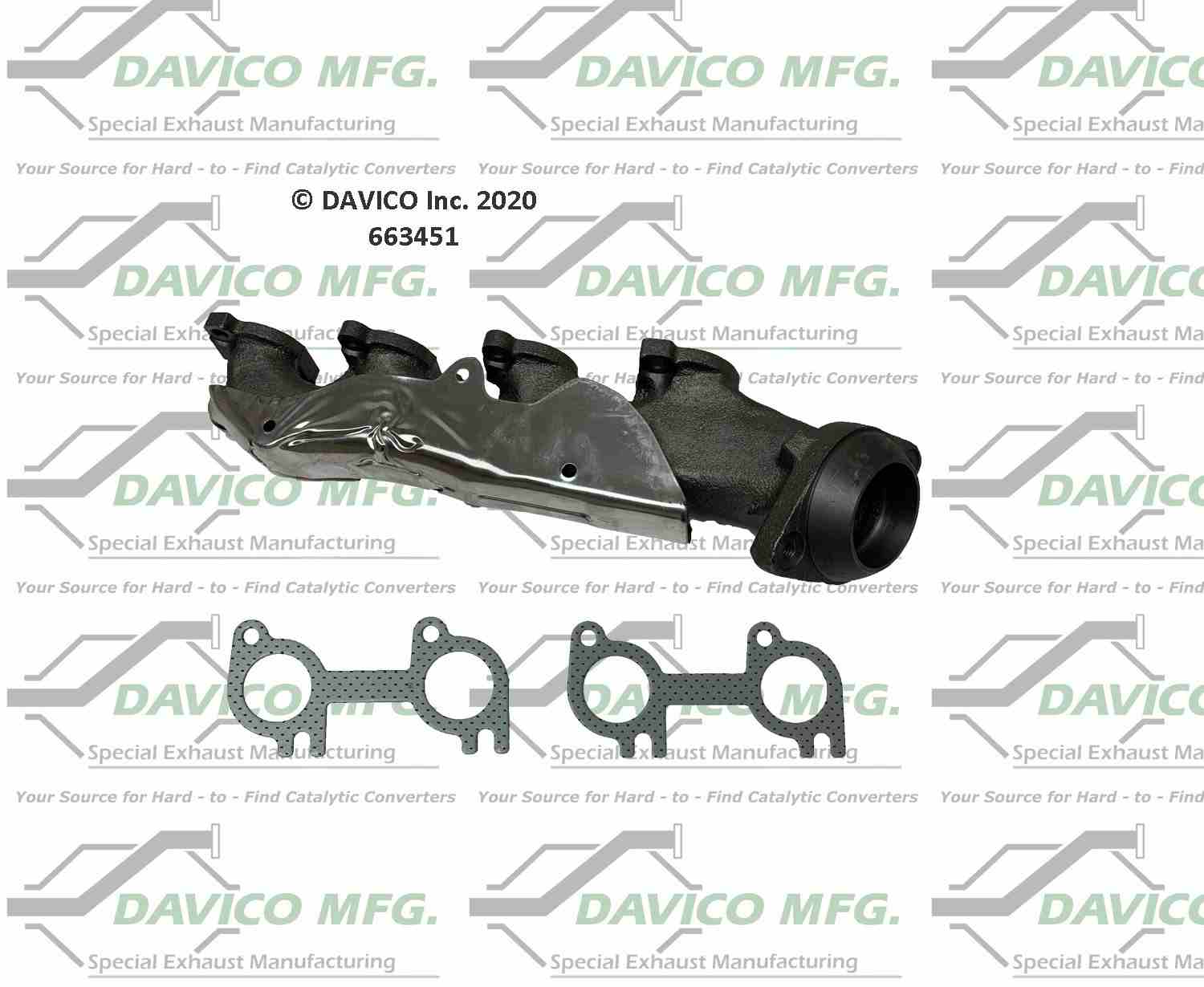 Davico Mfg Davico exhaust manifold 663451