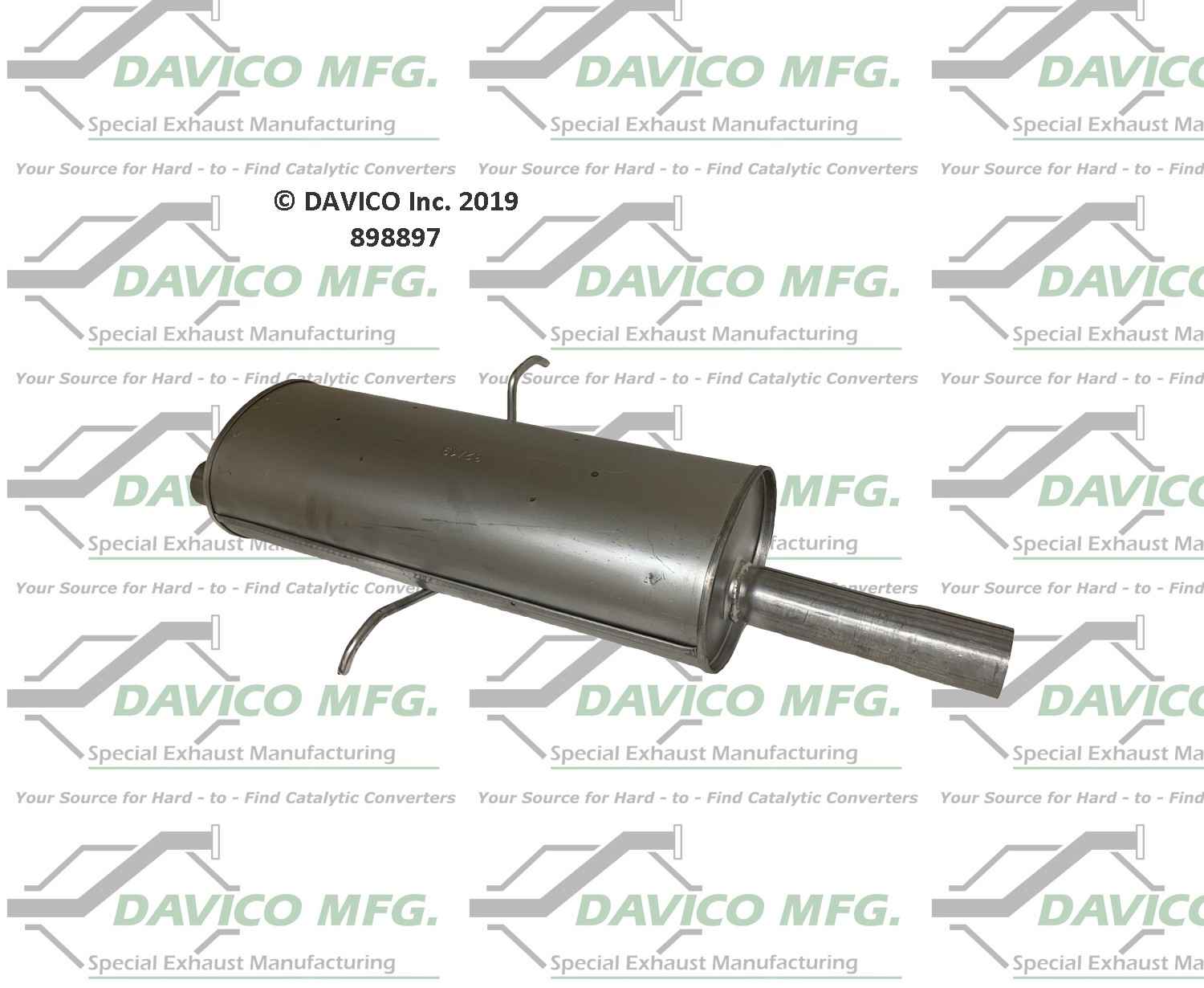 Davico Mfg Direct fit Muffler 898897