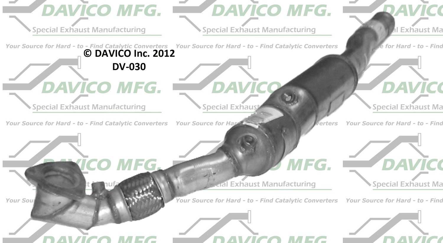 Davico Mfg Exact-Fit Catalytic Converter DV-030