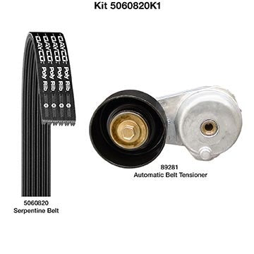 Dayco Serpentine Belt Drive Component Kit 5060820K1